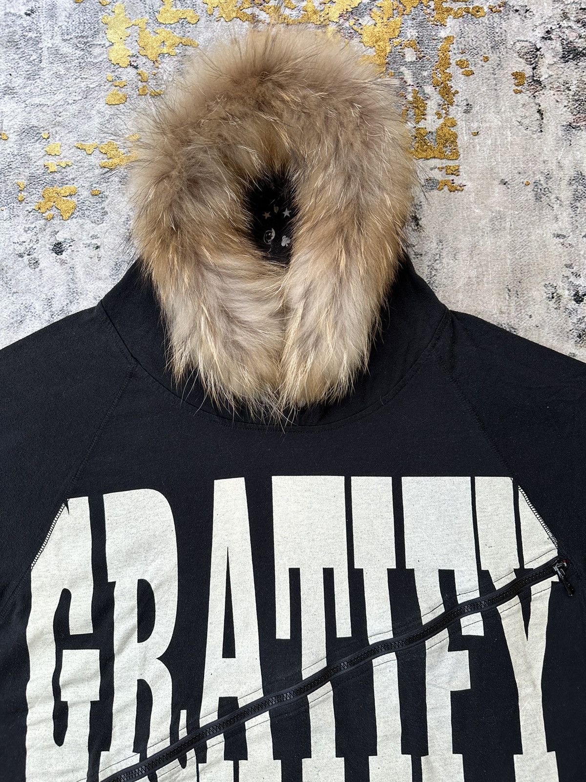 Beauty Beast BOXY ZIP SMILEY FACE X DIG DEEP FUR HOODIE GOTHIC LGB STYLE Size US XXL / EU 58 / 5 - 3 Thumbnail