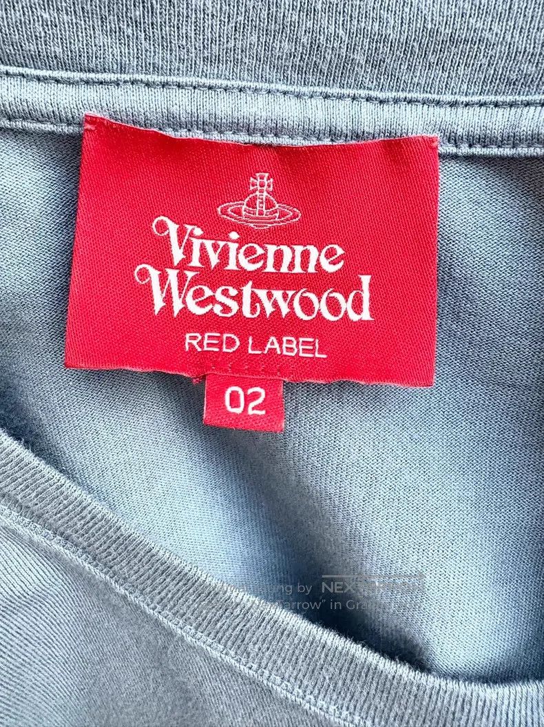 Vivienne Westwood Vivienne Westwood Mist Blue Large Saturn Underwear Top T-S Size M / US 6-8 / IT 42-44 - 7 Thumbnail