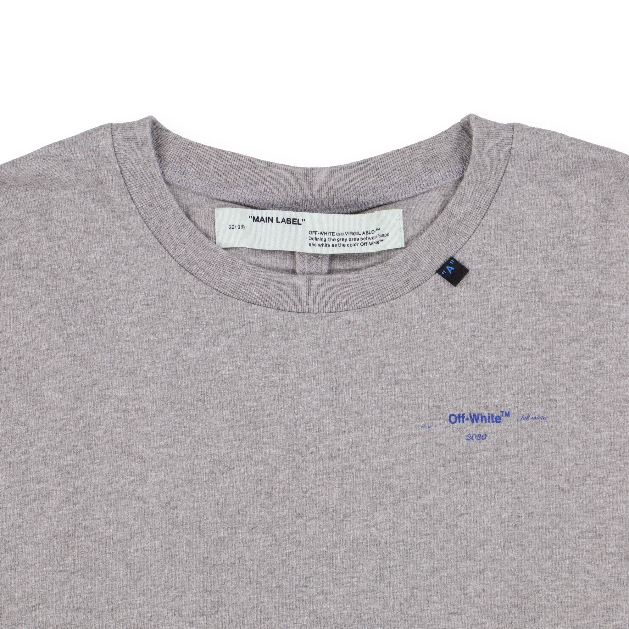 Off-White Grey Acrylic Arrows Logo Oversized T-shirt Size US L / EU 52-54 / 3 - 6 Thumbnail