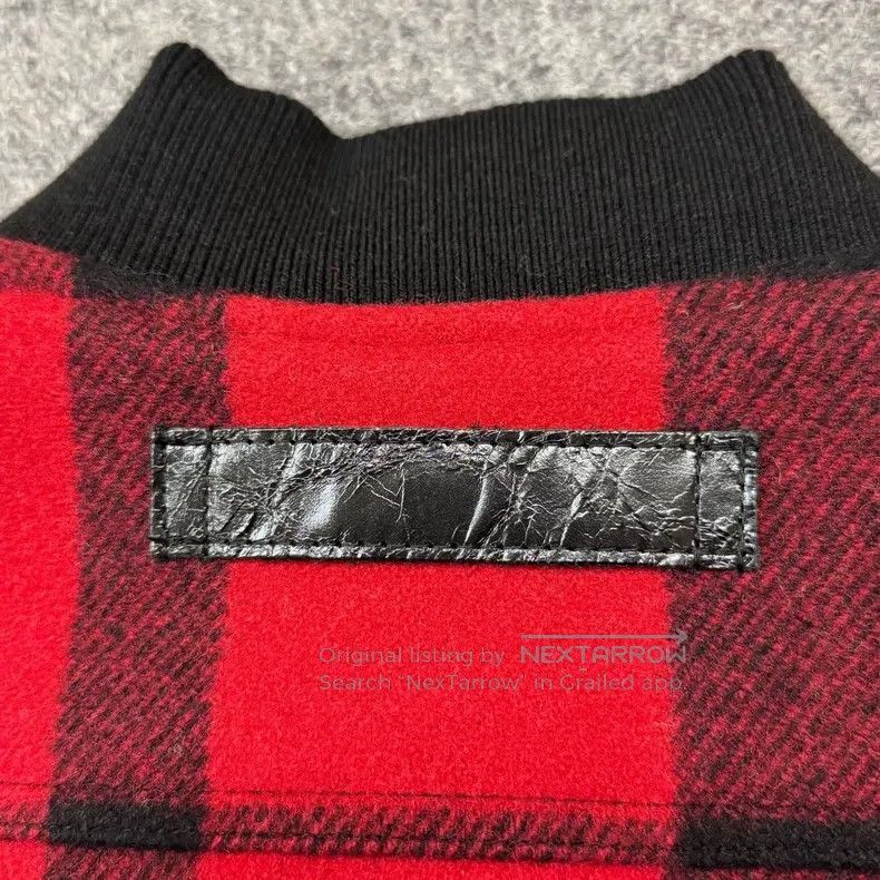 Junya Watanabe Junya Watanabe Woolen checkered leather patched waistcoat Size US L / EU 52-54 / 3 - 3 Thumbnail