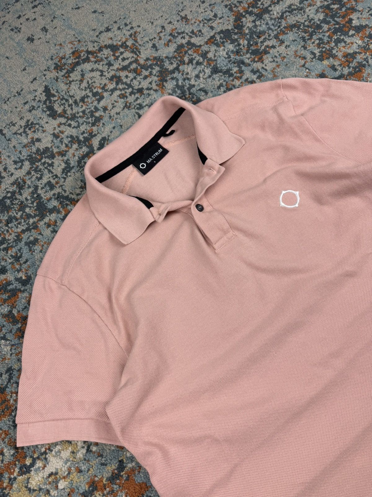 MA.STRUM MA.STRUM salmon pink embroidered logo polo tee massimo osti Size US S / EU 44-46 / 1 - 5 Thumbnail