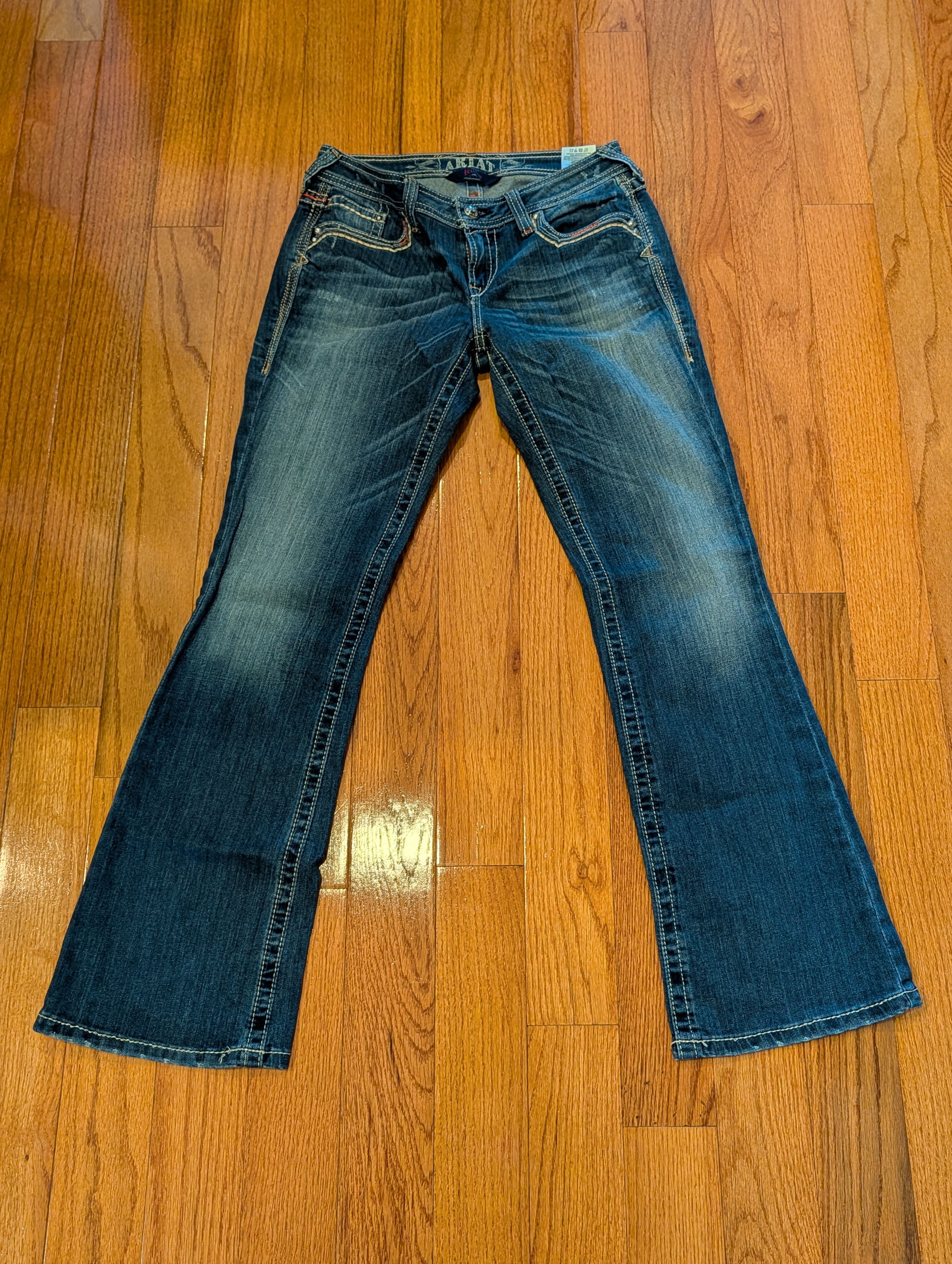 Ariat Vintage Y2K Ariat Blue 31x30 Ruby Denim Jeans Size 31" - 9 Thumbnail