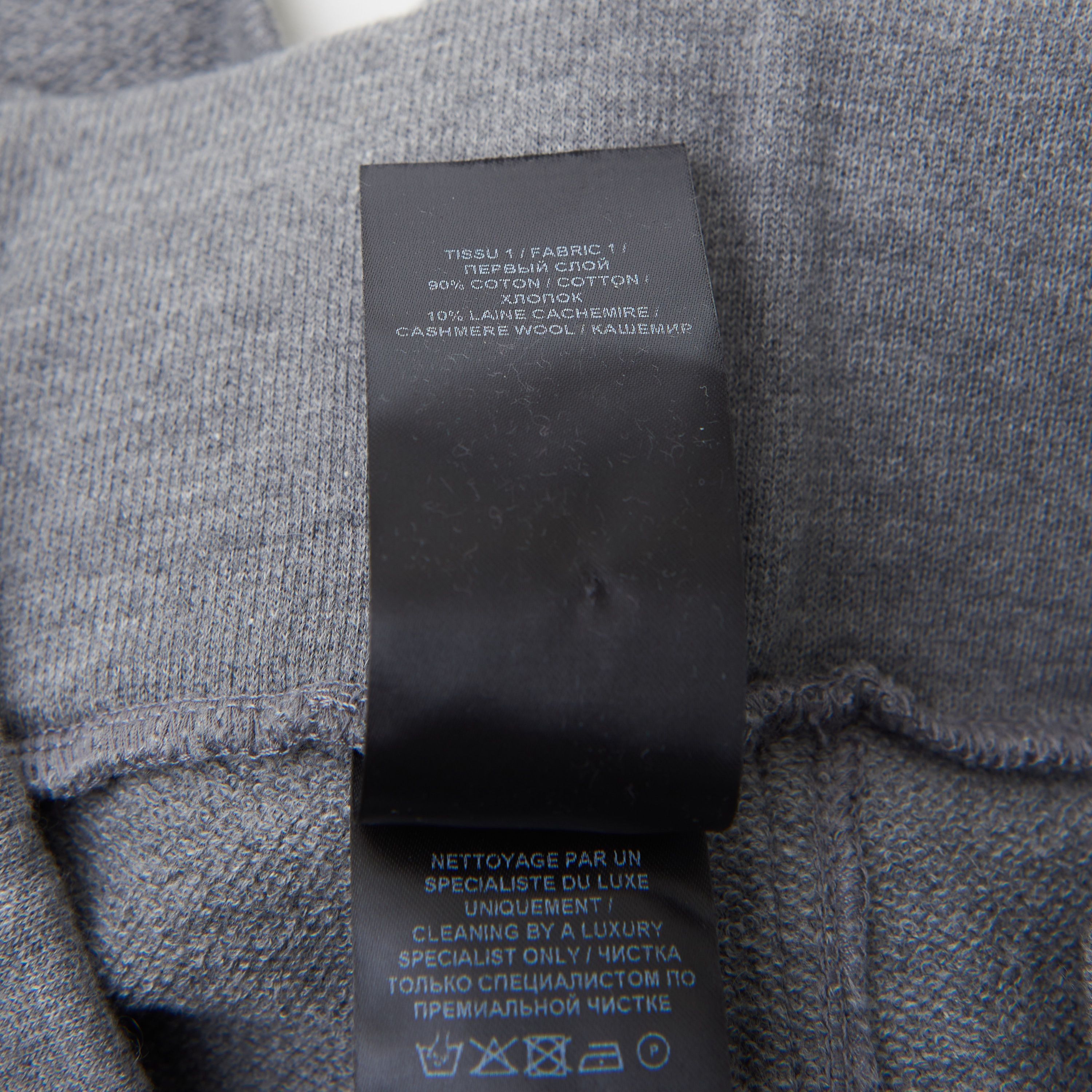 Balmain Heather Gray Cashmere & Cotton Shorts With Monogram Logo Size 32" / US 10 / IT 46 - 12 Thumbnail