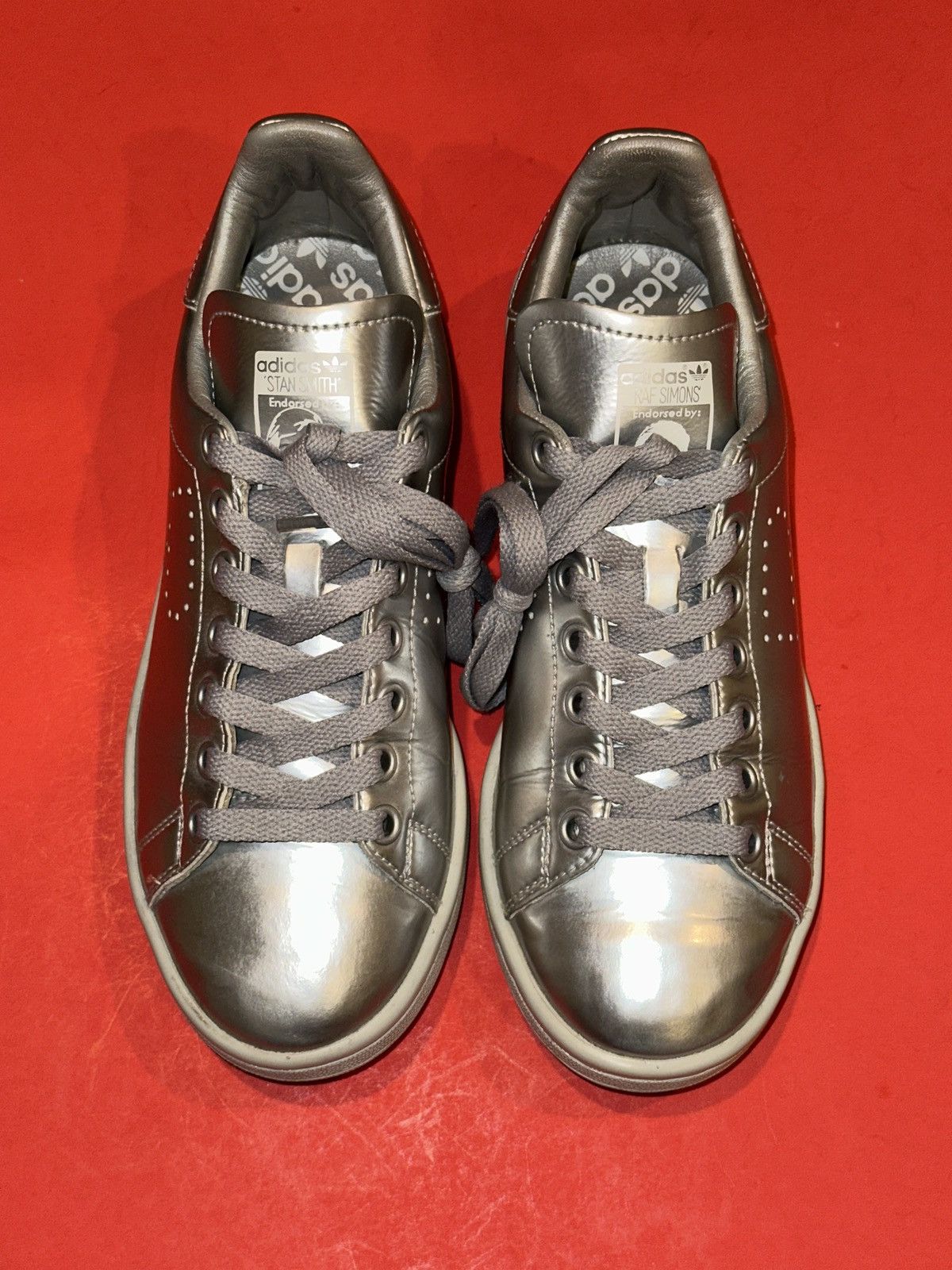 Adidas x Raf Simons Stan Smith Silver Bullet Sneakers 5.5 US