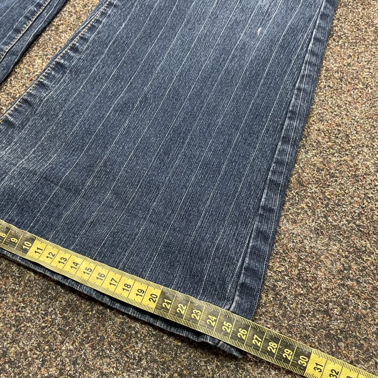 Vintage Y2K Vintage Flared Bootcut Jeans Sun Faded Distressed Skate Size 32" / US 10 / IT 46 - 8 Thumbnail