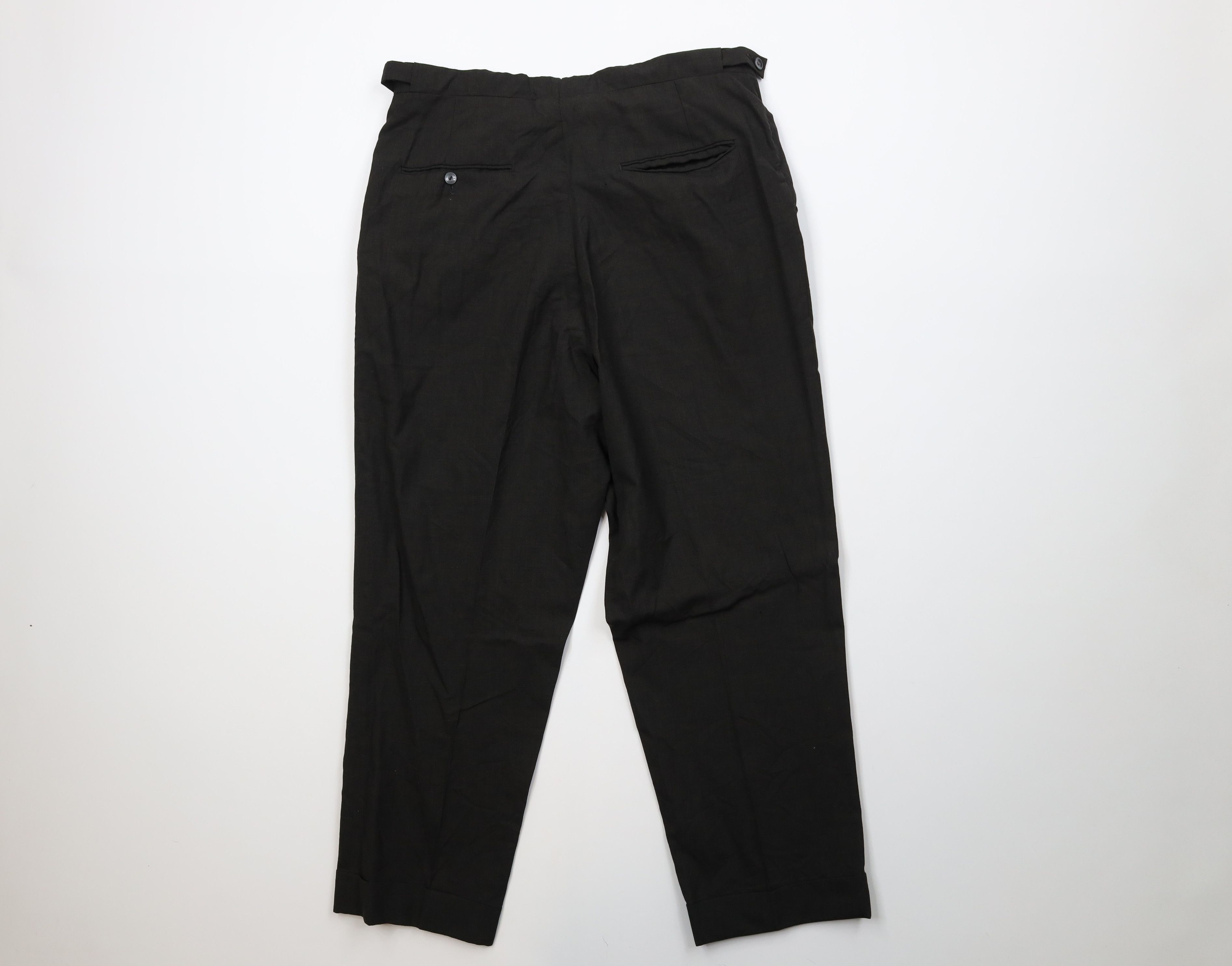 Vintage Vintage 50s Hollywood Regency Gabardine Knit Chino Pants USA Size US 32 / EU 48 - 10 Thumbnail