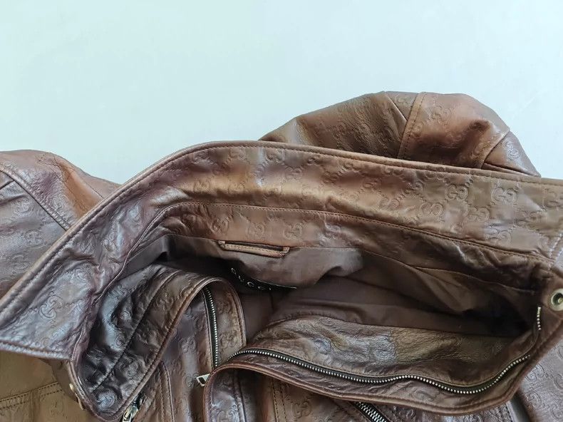 Gucci Gucci Old-fashioned leather jacket 2501-Nextarrow Size US S / EU 44-46 / 1 - 8 Thumbnail