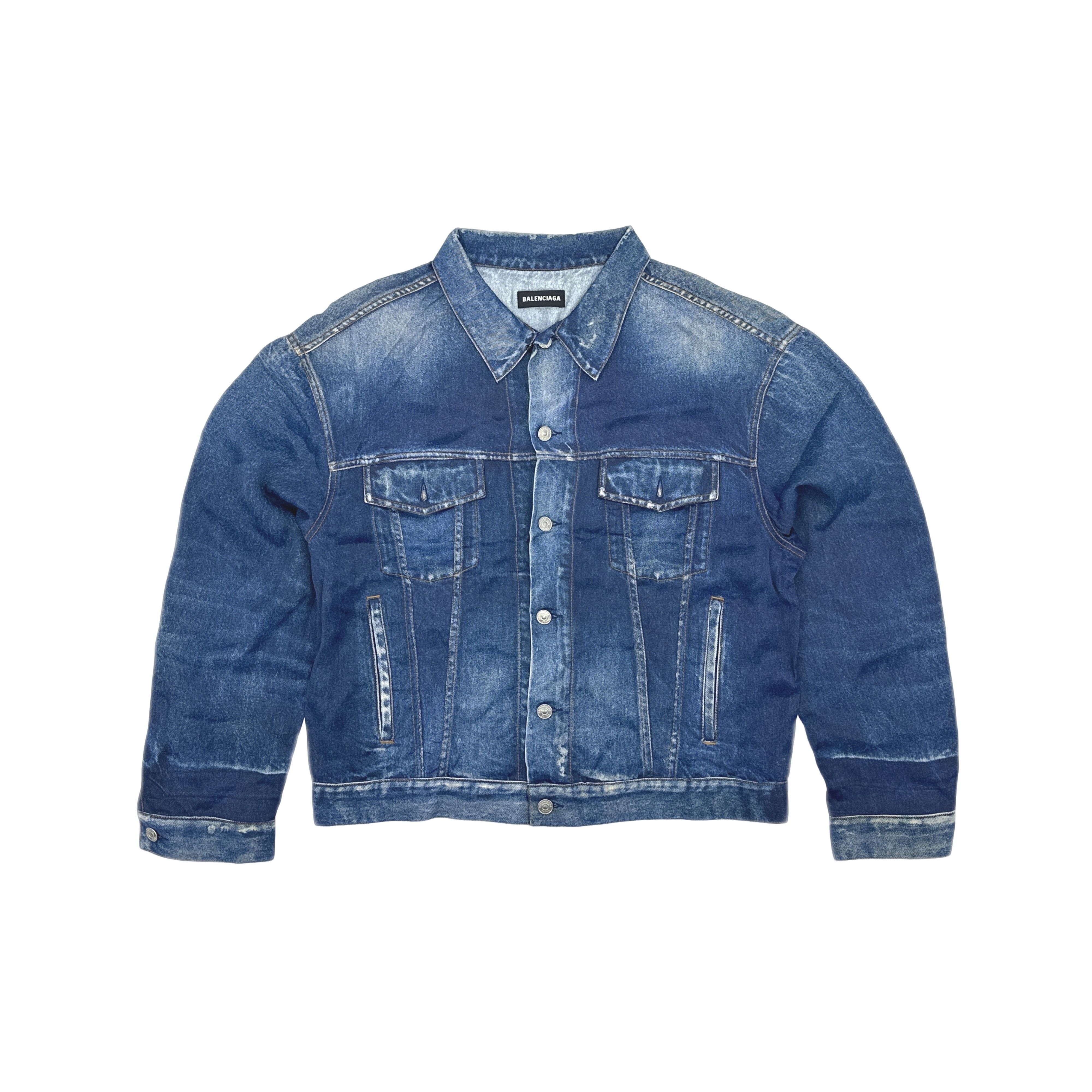 Balenciaga Balenciaga Washed Pocket Denim Jacket S Size US S / EU 44-46 / 1 - 1 Thumbnail
