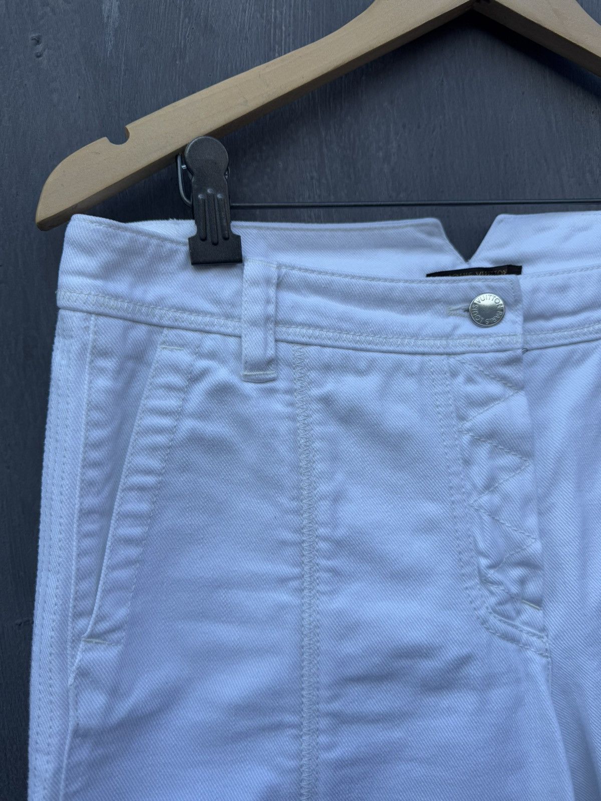Louis Vuitton LOUIS VUITTON White Pants Size 42 Made In Italy Size 28" / US 6 / IT 42 - 5 Thumbnail