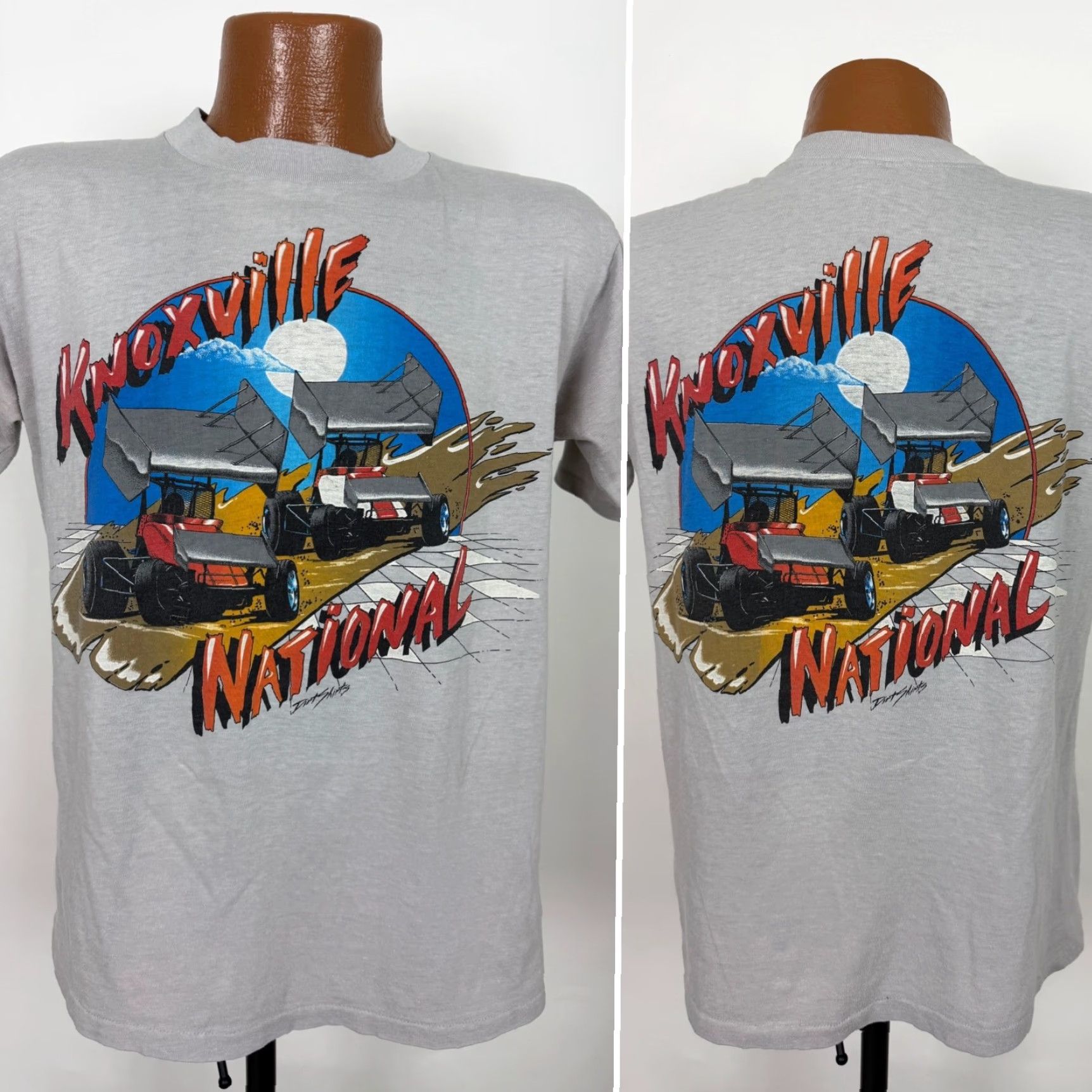 Vintage VINTAGE Knoxville Nationals Shirt Baseball Logo 80s Shirt Mens Large Gray 80s Cars Sports USA Size US L / EU 52-54 / 3 - 2 Thumbnail