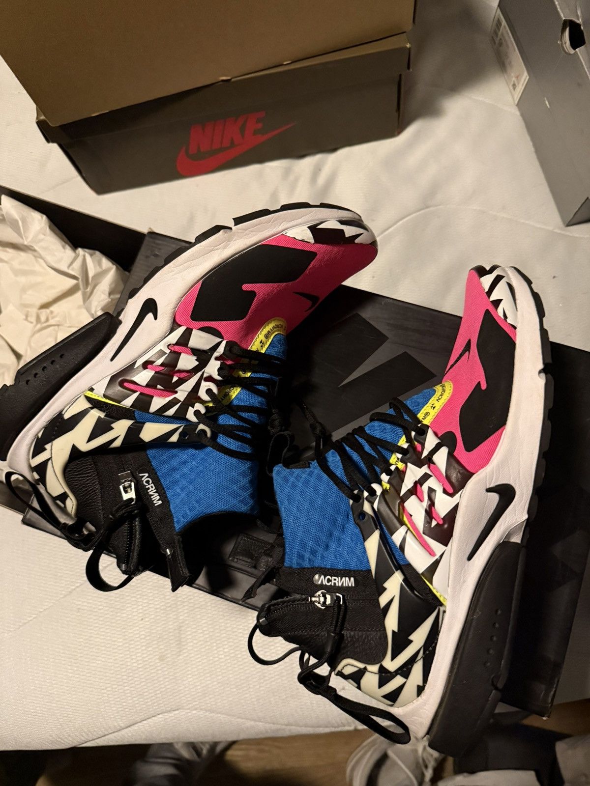 Acronym × Nike Nike Air Presto Mid Acronym Racer Pink Size US 9.5 / EU 42-43 - 2 Thumbnail