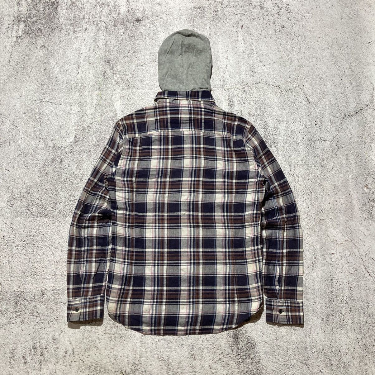 PPFM 2000s PPFM Double Layer Flanel Plaid Hoodie Lgb Punk Style Size US M / EU 48-50 / 2 - 14 Thumbnail