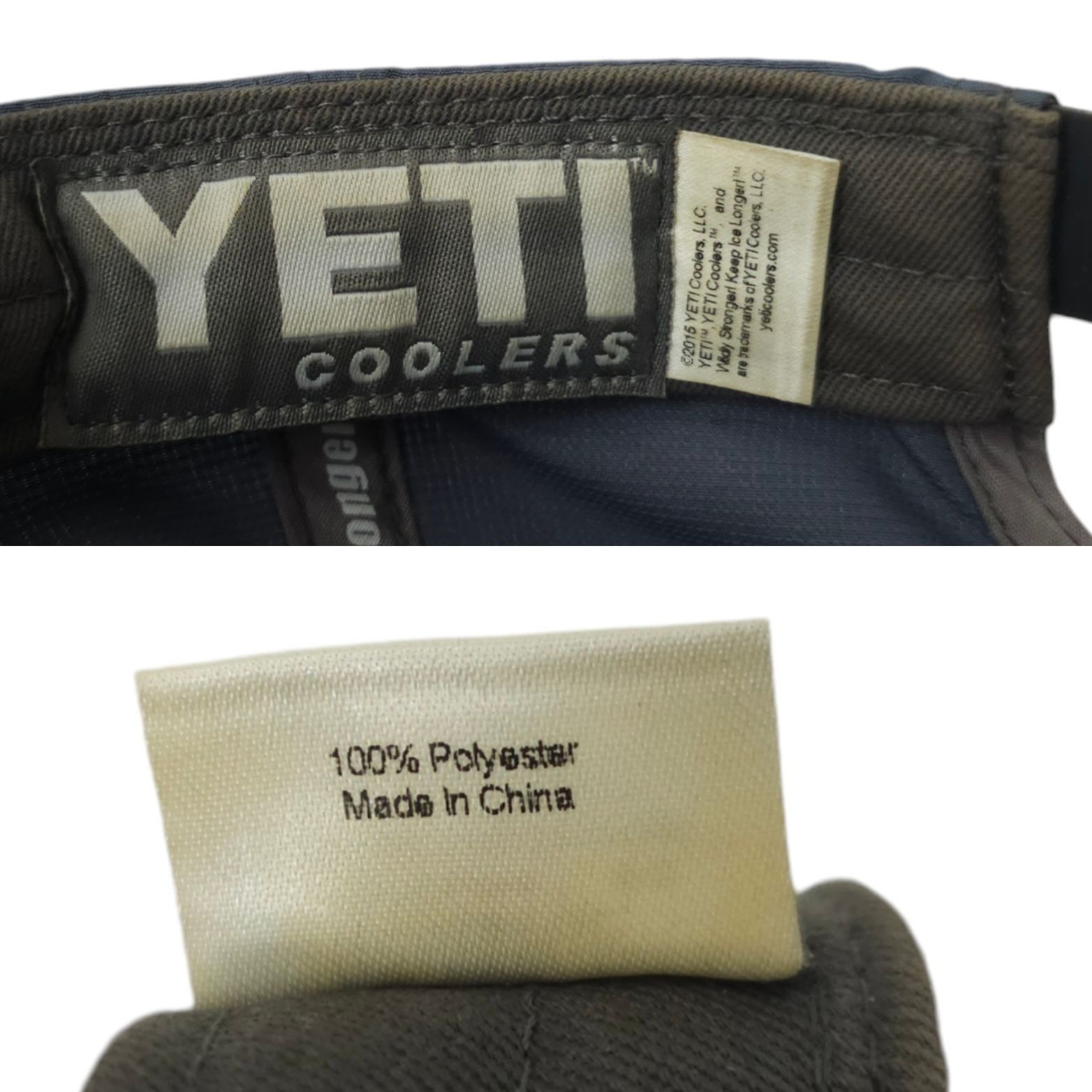 Yeti Yeti Coolers Rope Braid Embroidered Logo Gray Snapback Cap Size ONE SIZE - 9 Thumbnail