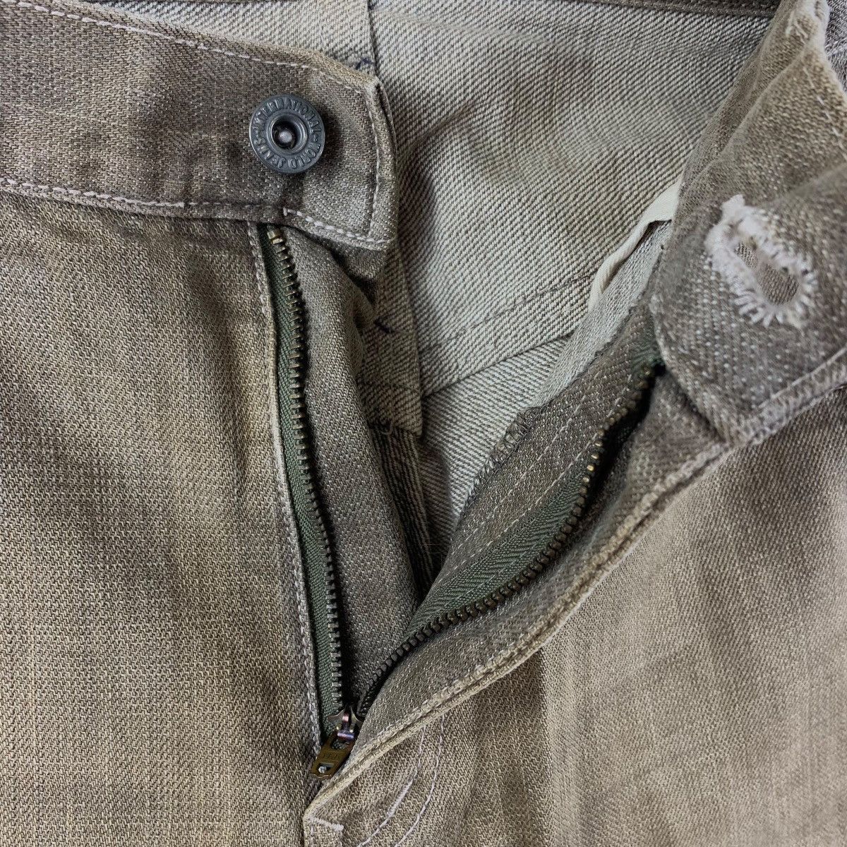 Japanese Brand CONCAVE ATTEMPT Brown colour jeans Size US 34 / EU 50 - 12 Thumbnail