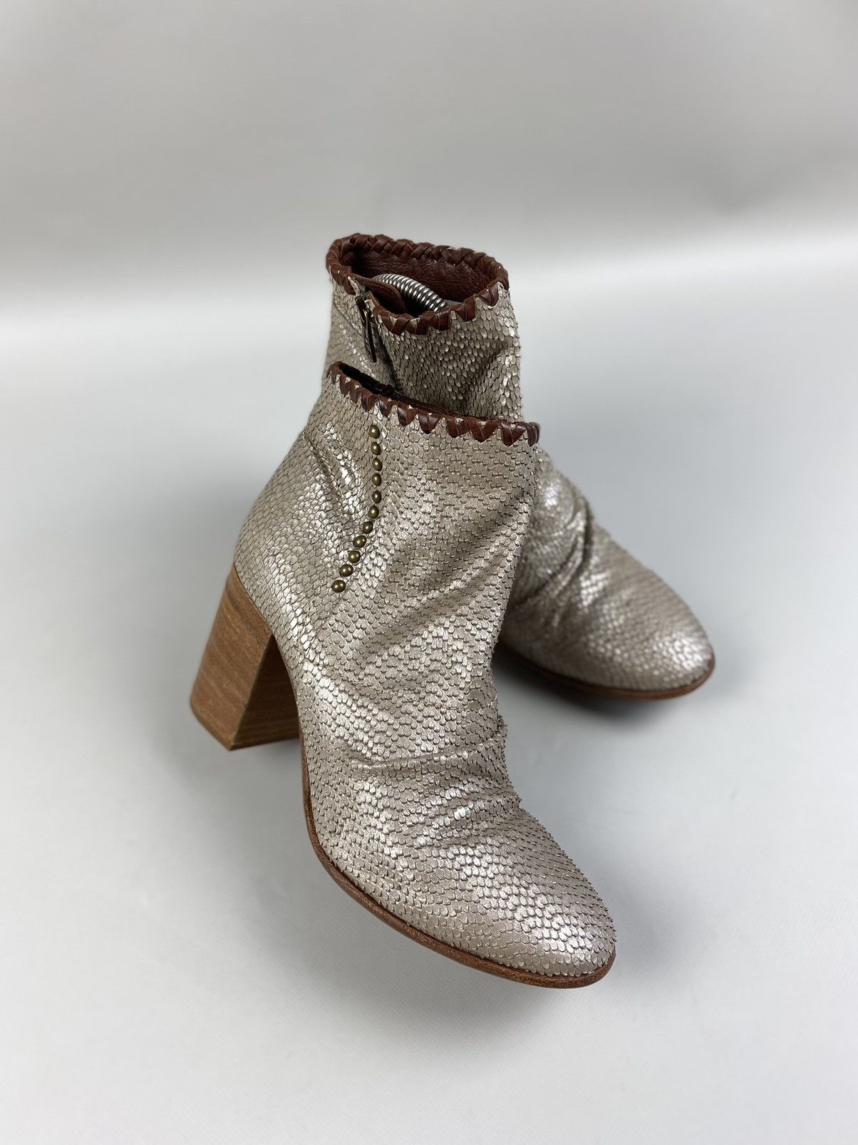 A.S.98 A.S. 98 ladies avant-garde heeled boots size 39 Size US 9 / IT 39 - 3 Thumbnail