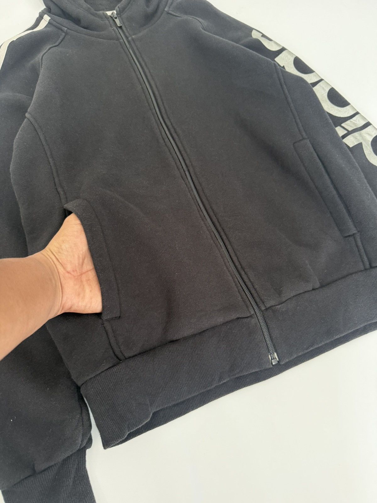 Adidas 🔥 Vintage Y2K Adidas 3 Stripes Streetwear sweat Hoodie - L Size US S / EU 44-46 / 1 - 5 Thumbnail