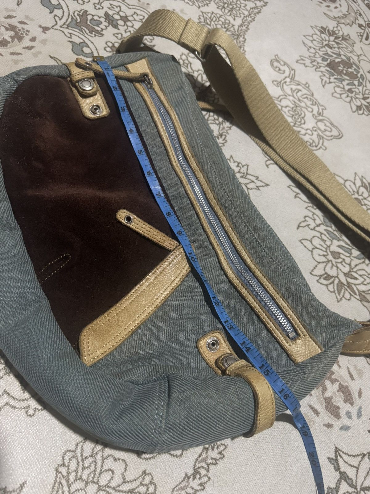 MasterPiece 🇯🇵 MSPC Suede Banana Sling/Messenger Bag Multicompartment Size ONE SIZE - 9 Thumbnail