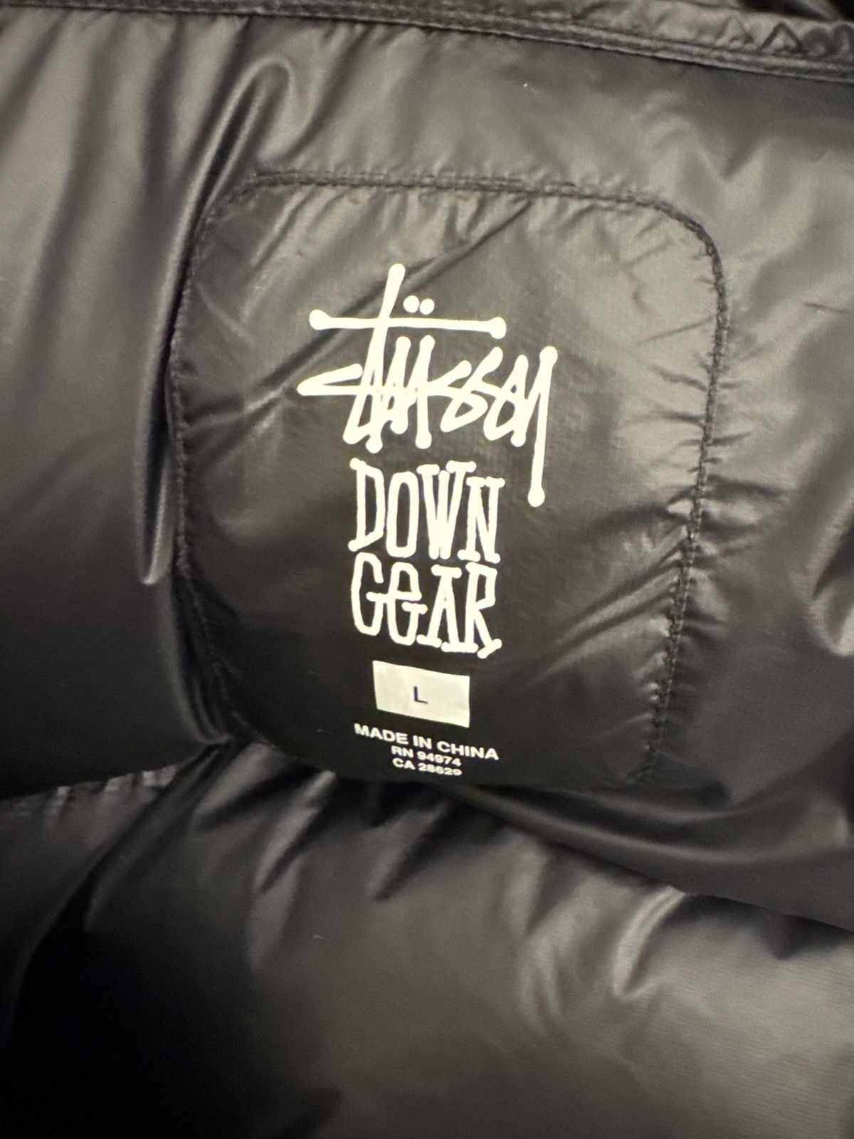 Stussy STÜSSY DOWN FILL MICRO RIPSTOP PUFFER BLACK HOODED PARKA XL Size US L / EU 52-54 / 3 - 5 Thumbnail