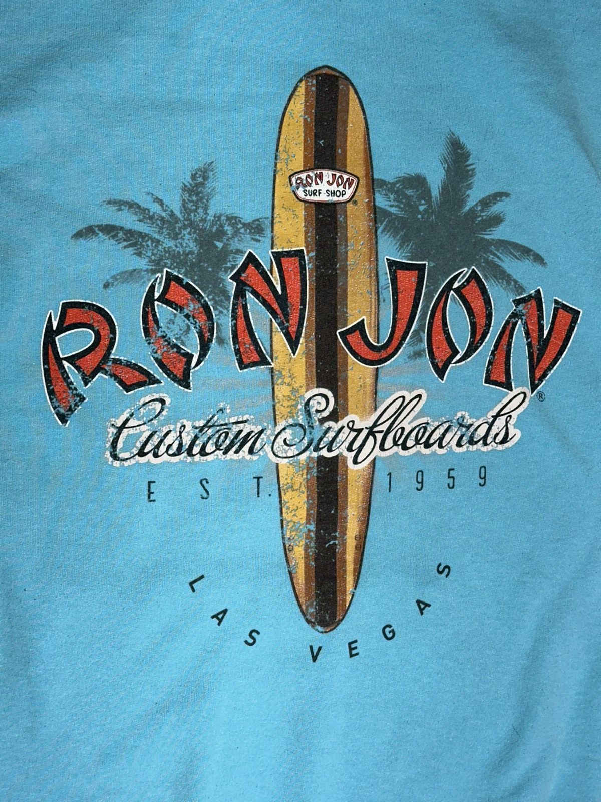Ron Jon Surf Shop Las Vegas Ron Jon Surfboards Aqua Hoodie Size US M / EU 48-50 / 2 - 7 Thumbnail