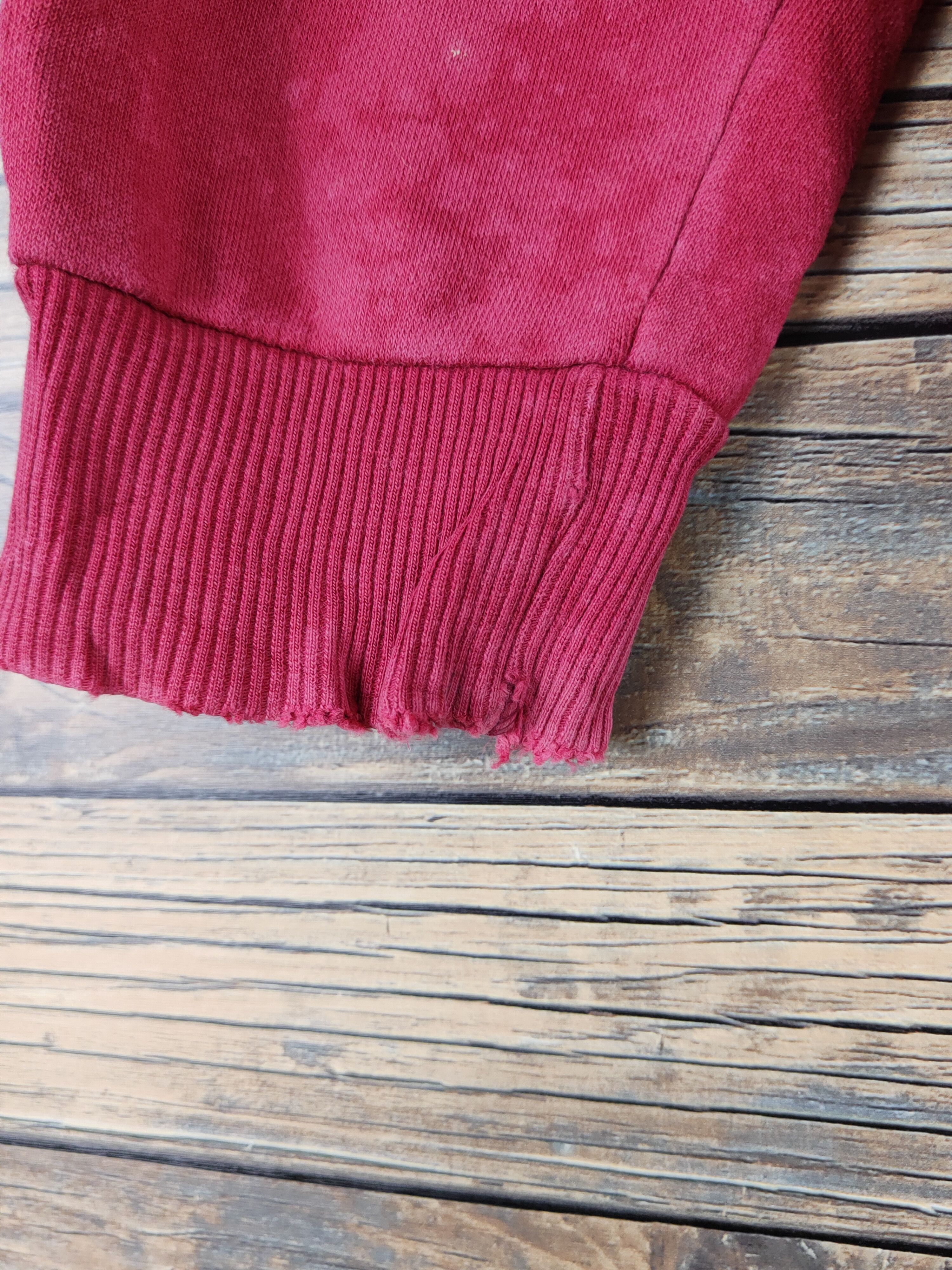 Japanese Brand × Kangol × Vintage Kangol Red Faded vintage Sweatshirts #W1931 Size US M / EU 48-50 / 2 - 4 Thumbnail