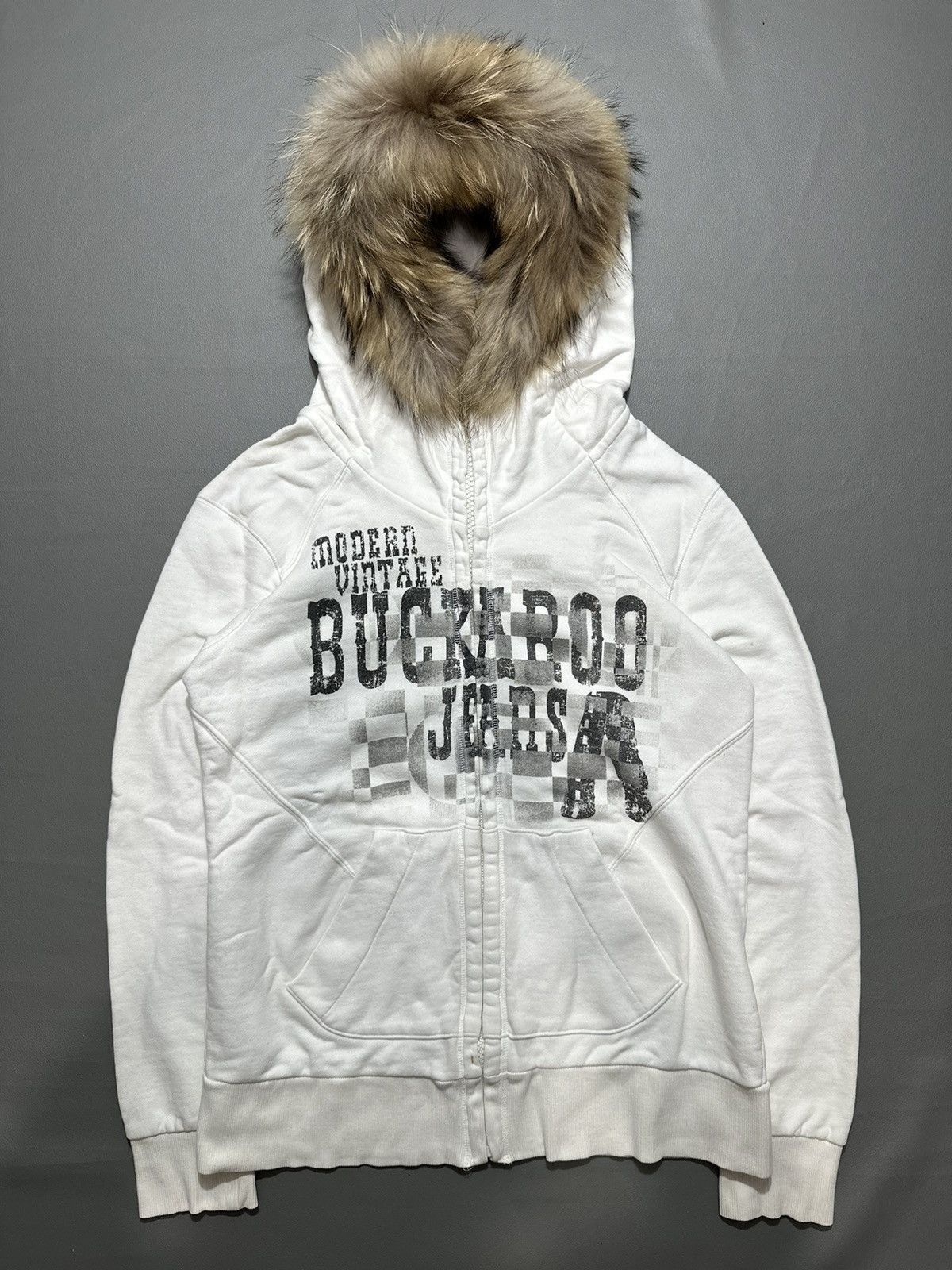 20471120 VINTAGE BUCKAROO CRAZY Y2K FUR ZIP HOODIE IFSIX LGB STYLE Size US M / EU 48-50 / 2 - 1 Thumbnail