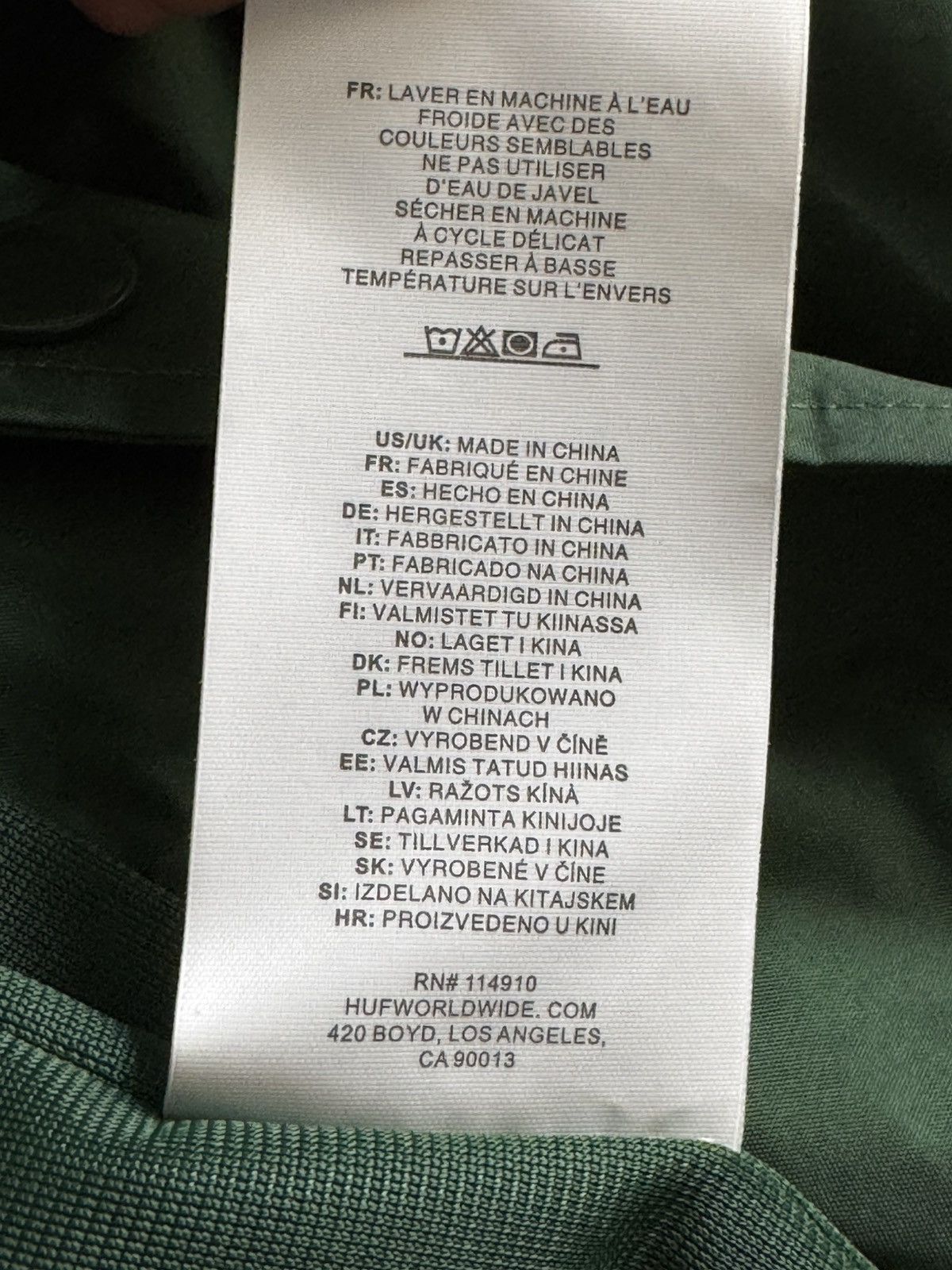Huf Huf x Thrasher green coaches jacket Size US L / EU 52-54 / 3 - 4 Thumbnail