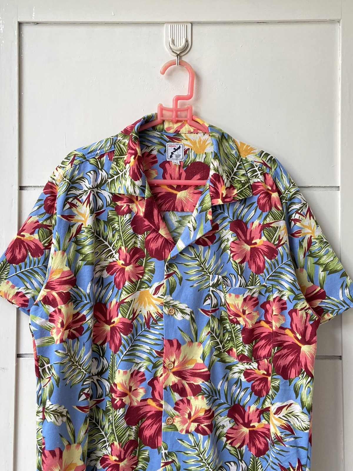 Designer × Japanese Brand OKINAWA Flower Motive Hawaii Shirt Size US M / EU 48-50 / 2 - 2 Thumbnail