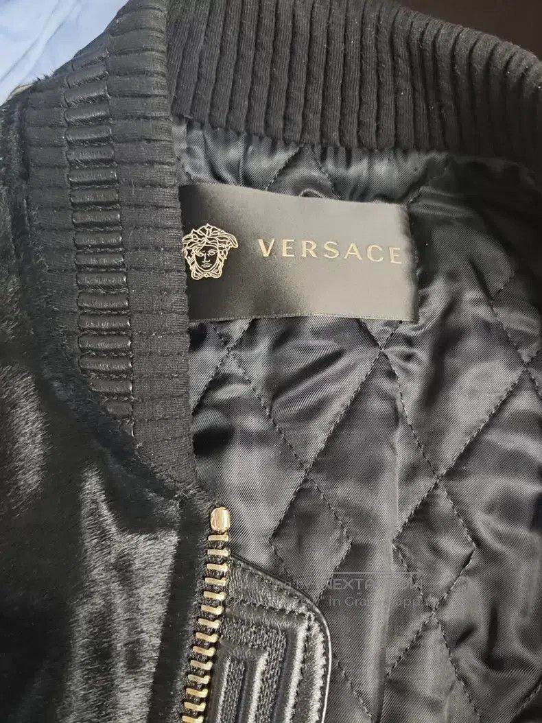 Versace Versace Cotton jacket with one piece of fur Size US M / EU 48-50 / 2 - 4 Thumbnail