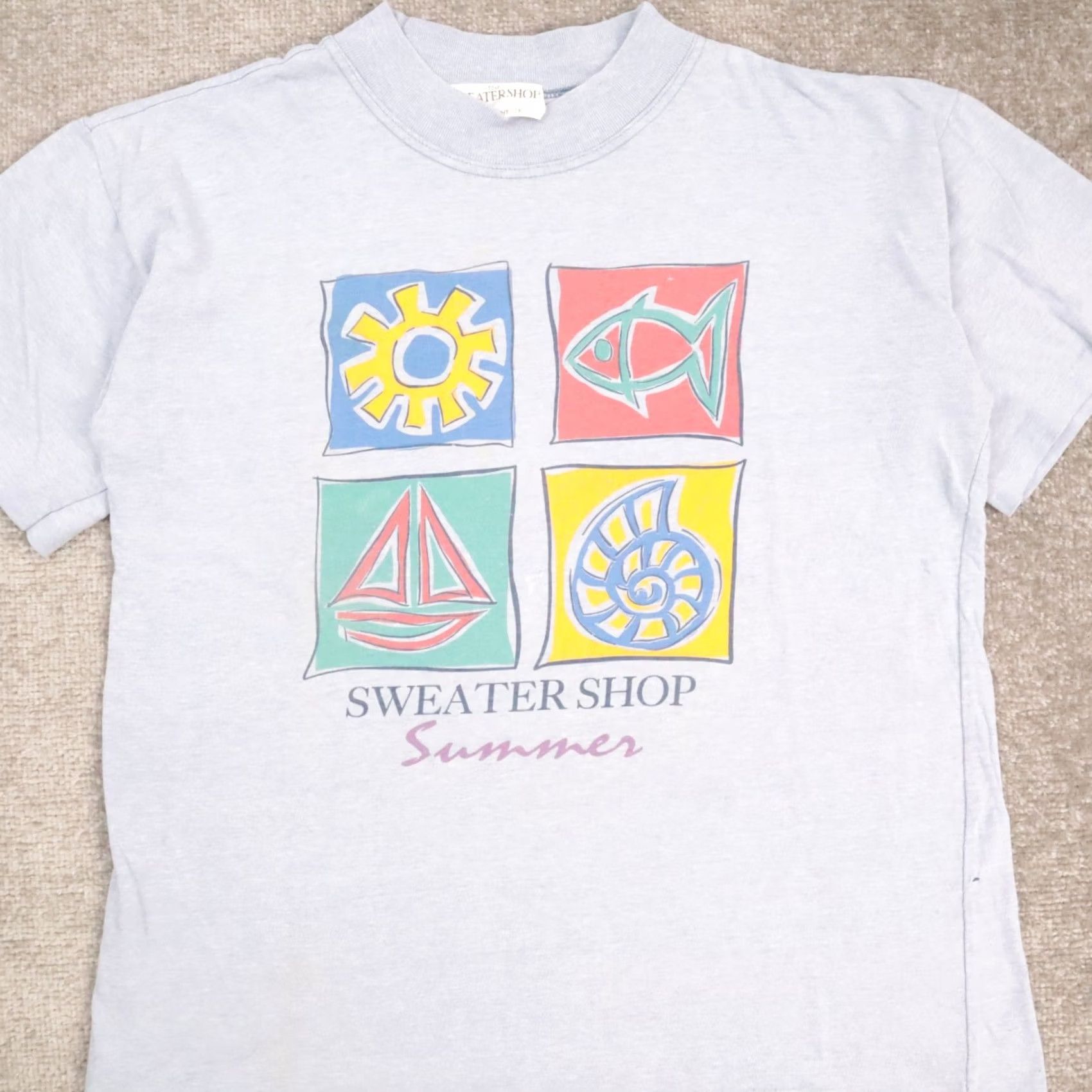 Nautica VINTAGE Nike 90s Nautical Beach Summer Large Blue Single Stitch Short Sleeve T-Shirt Mens Size US L / EU 52-54 / 3 - 5 Thumbnail
