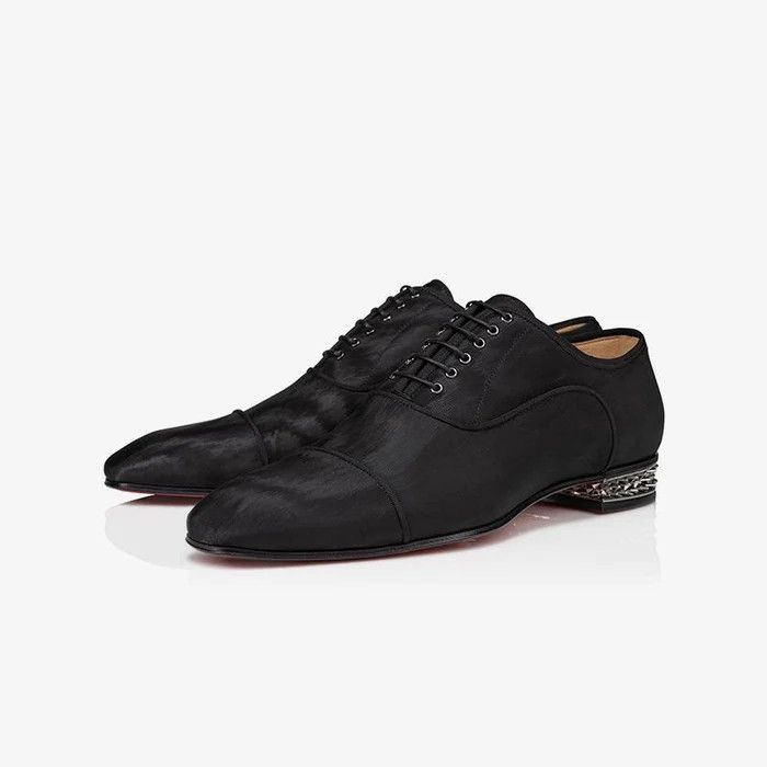Christian Louboutin o1s1wg111224 Greggyrocks Flat Shoe in Black Size US 6 / EU 39 - 1 Thumbnail