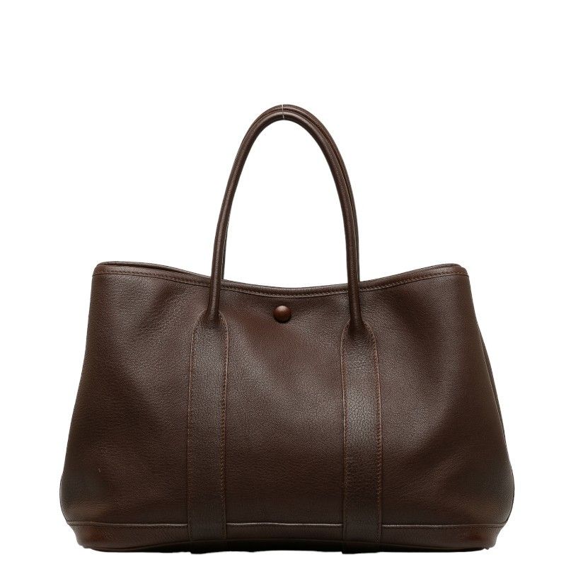 Hermes Hermes Hermes Garden Twilly TPM Tote Bag Brown Leather Tote Bag in Very Good Condition Size ONE SIZE - 1 Thumbnail