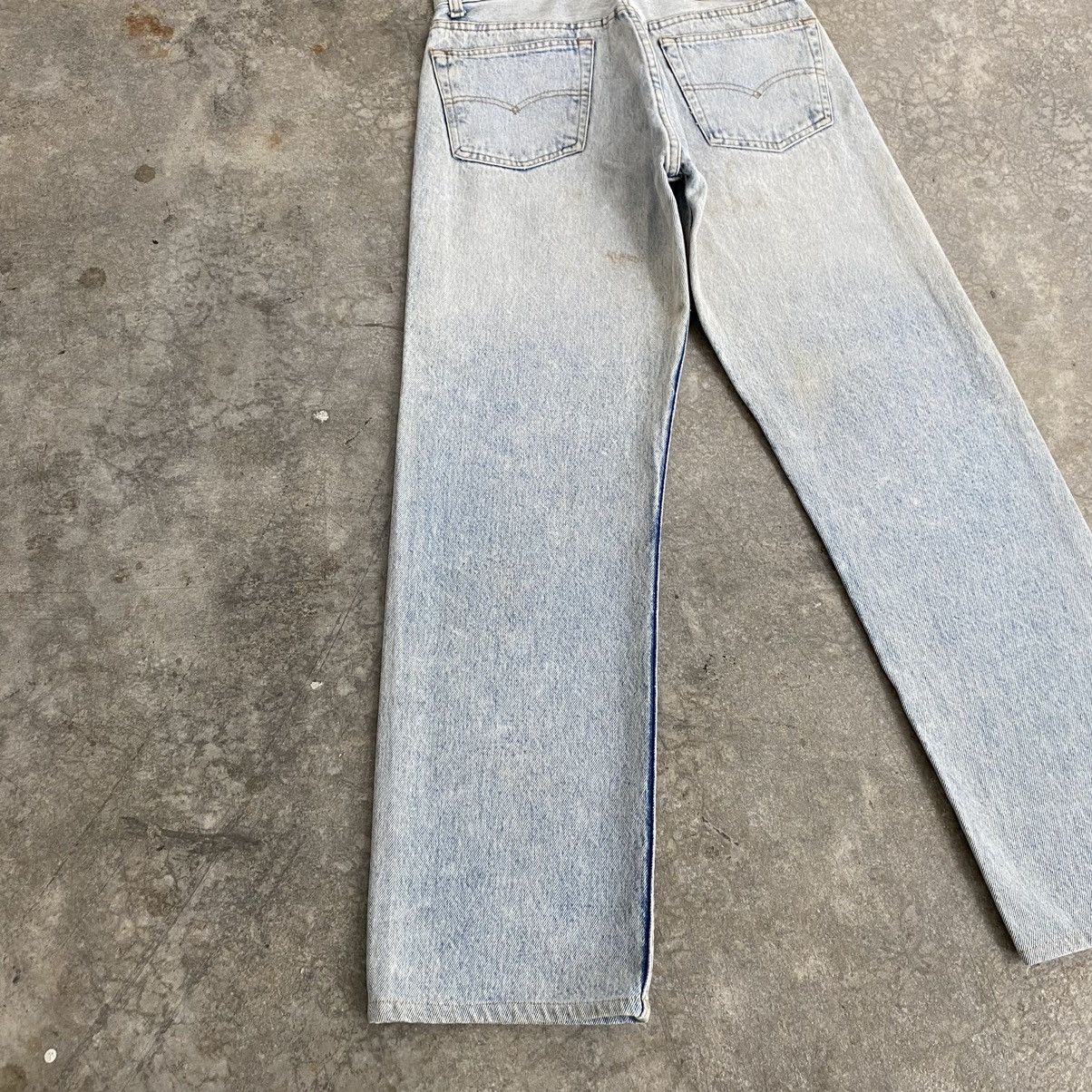 Levi's Size 28x27.5 Vintage 90’s Levis 501 Acid Washed Blue Jeans Size US 28 / EU 44 - 17 Thumbnail