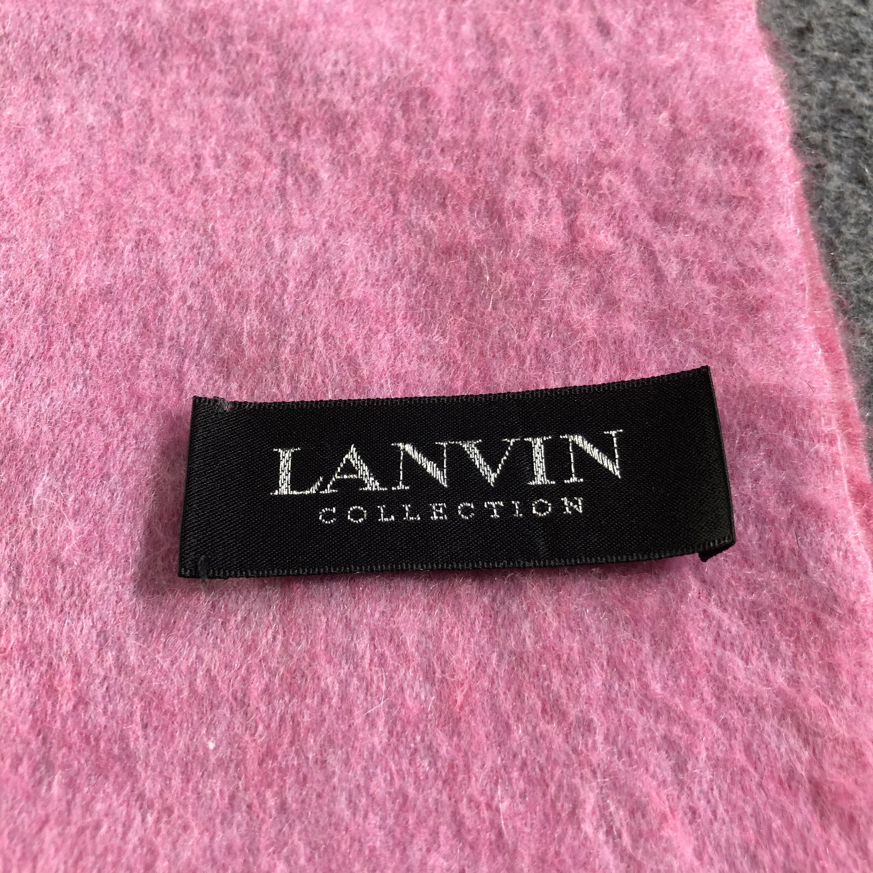 Lanvin Lanvin Cashmere Scarf Muffler V1919 Size ONE SIZE - 4 Thumbnail