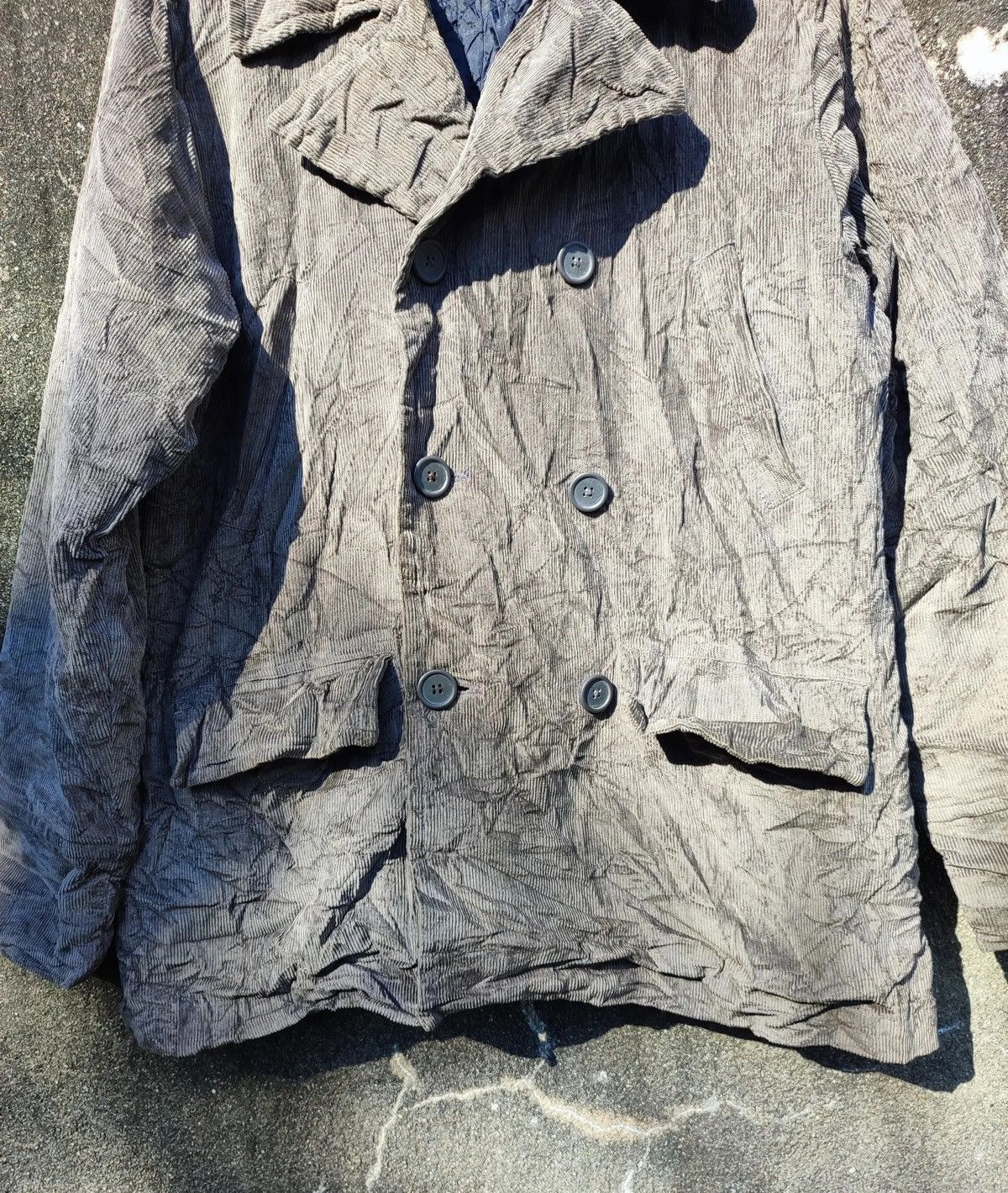 Vintage Vintage Surplus Seminary Crinkle Gray Work Jacket Size US L / EU 52-54 / 3 - 5 Thumbnail