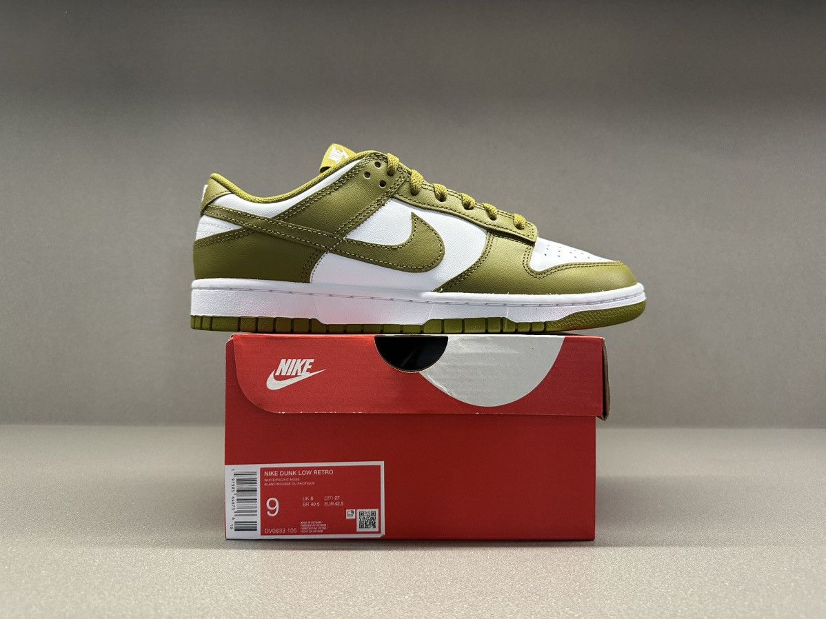 Nike Nike Dunk Low Retro Pacific Moss Size US 9 / EU 42 - 4 Thumbnail