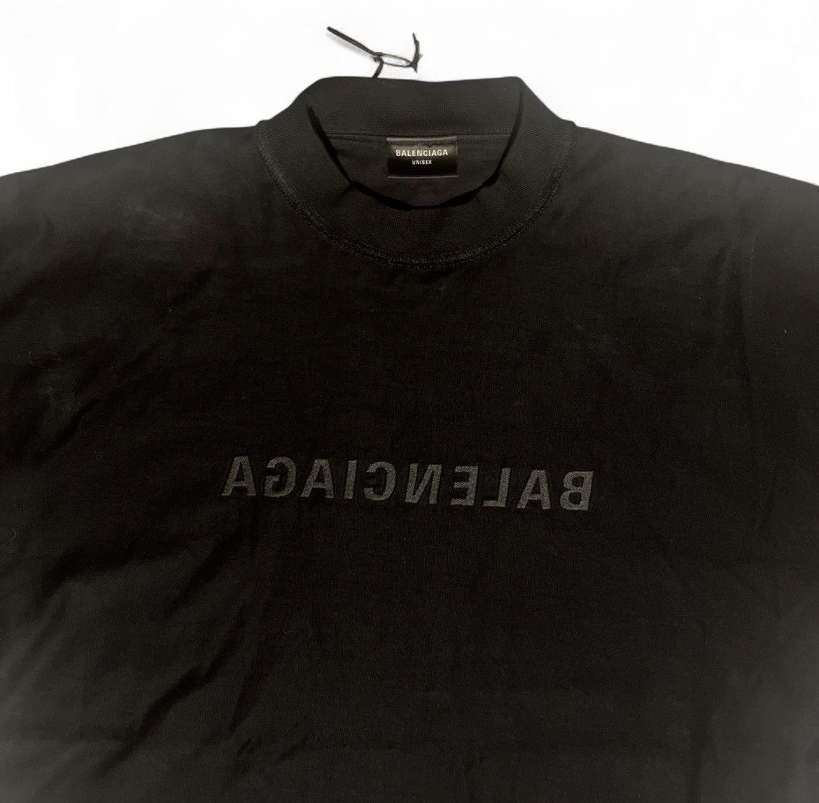 Balenciaga Balenciaga mirror logo inside out T-shirt Size US L / EU 52-54 / 3 - 1 Thumbnail