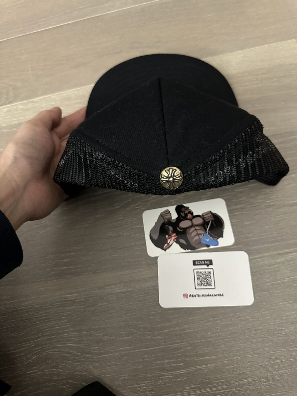 Chrome Hearts Chrome Hearts Matty Boy Chomper Trucker Hat 'Black/Sliver' Size ONE SIZE - 4 Thumbnail