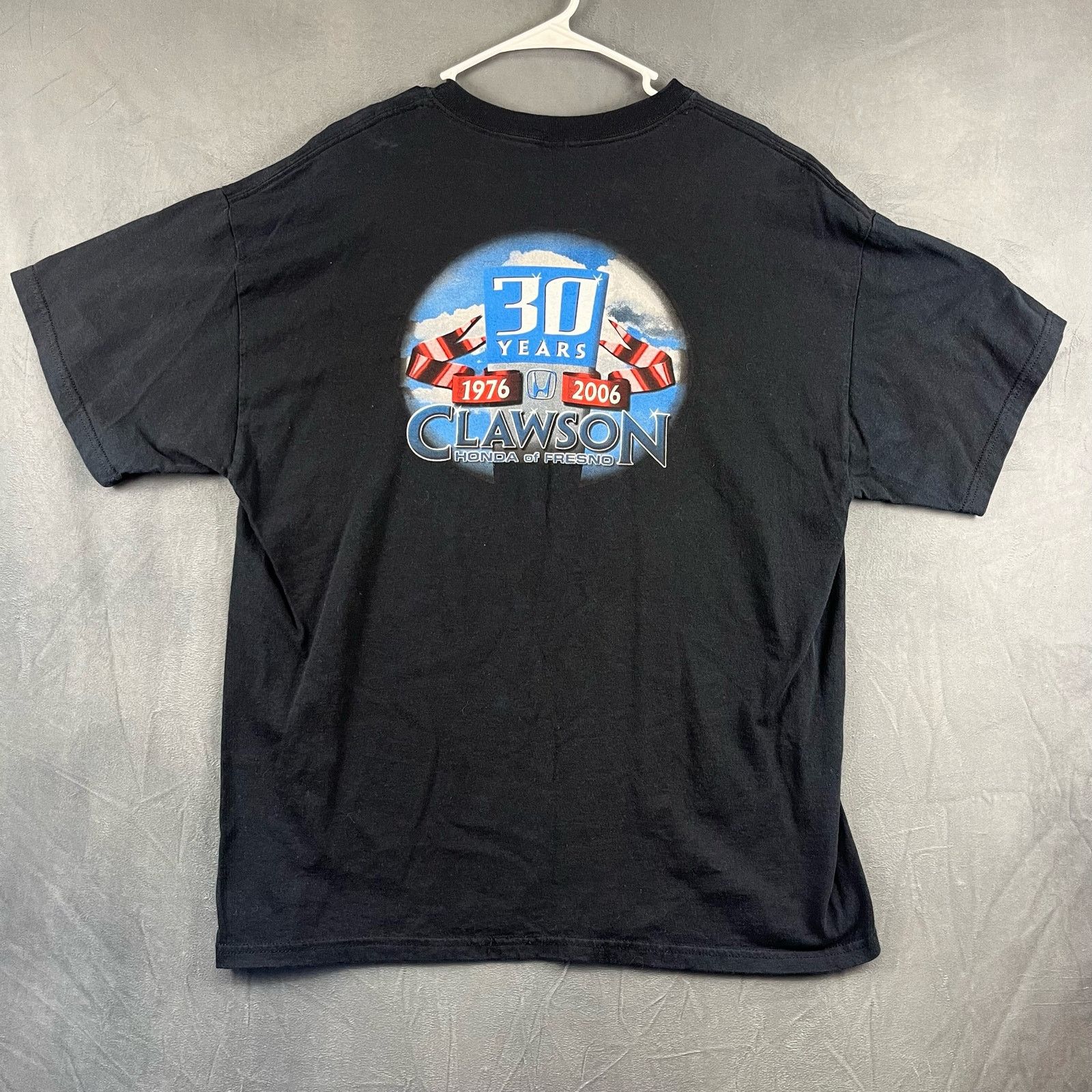 Gildan Clawson Honda of Fresno Shirt XL Graphic 30 Years 1976-2006 Size US XL / EU 56 / 4 - 2 Thumbnail