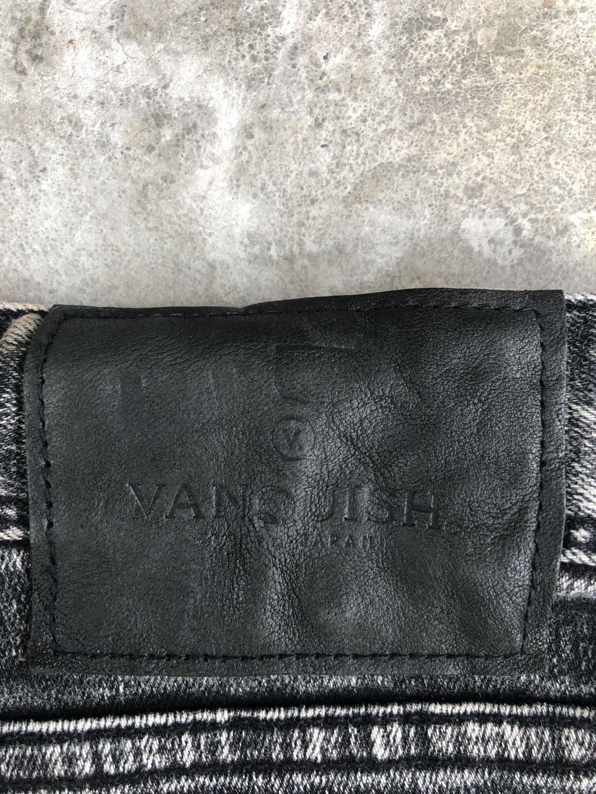 If Six Was Nine Japanese Vanquish Distressed Denim Skinny Jeans Size US 32 / EU 48 - 18 Thumbnail
