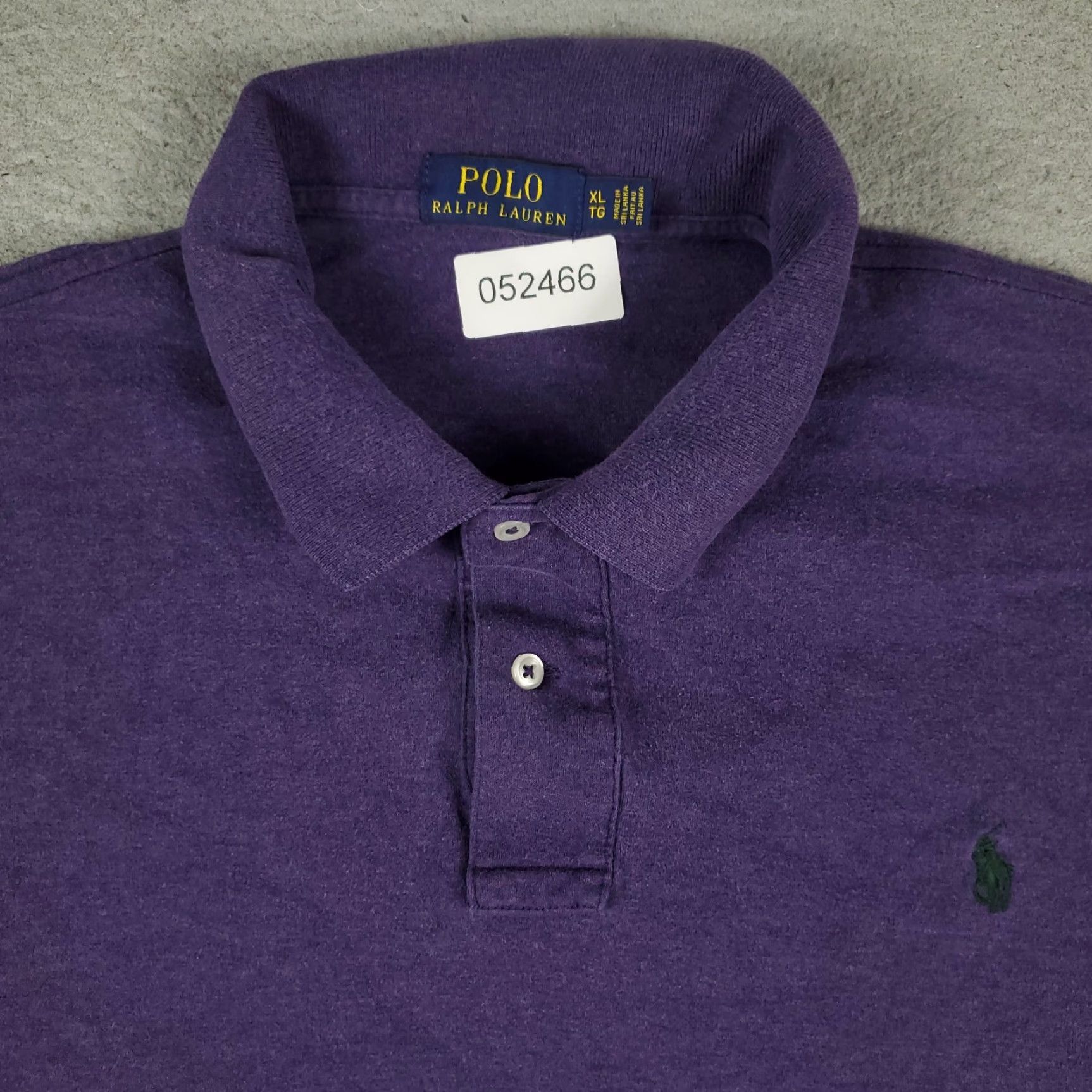 Ralph Lauren Ralph Lauren Polo Shirt Mens XL Purple Short Sleeve Cotton Button-Down Classic Size US XL / EU 56 / 4 - 2 Thumbnail