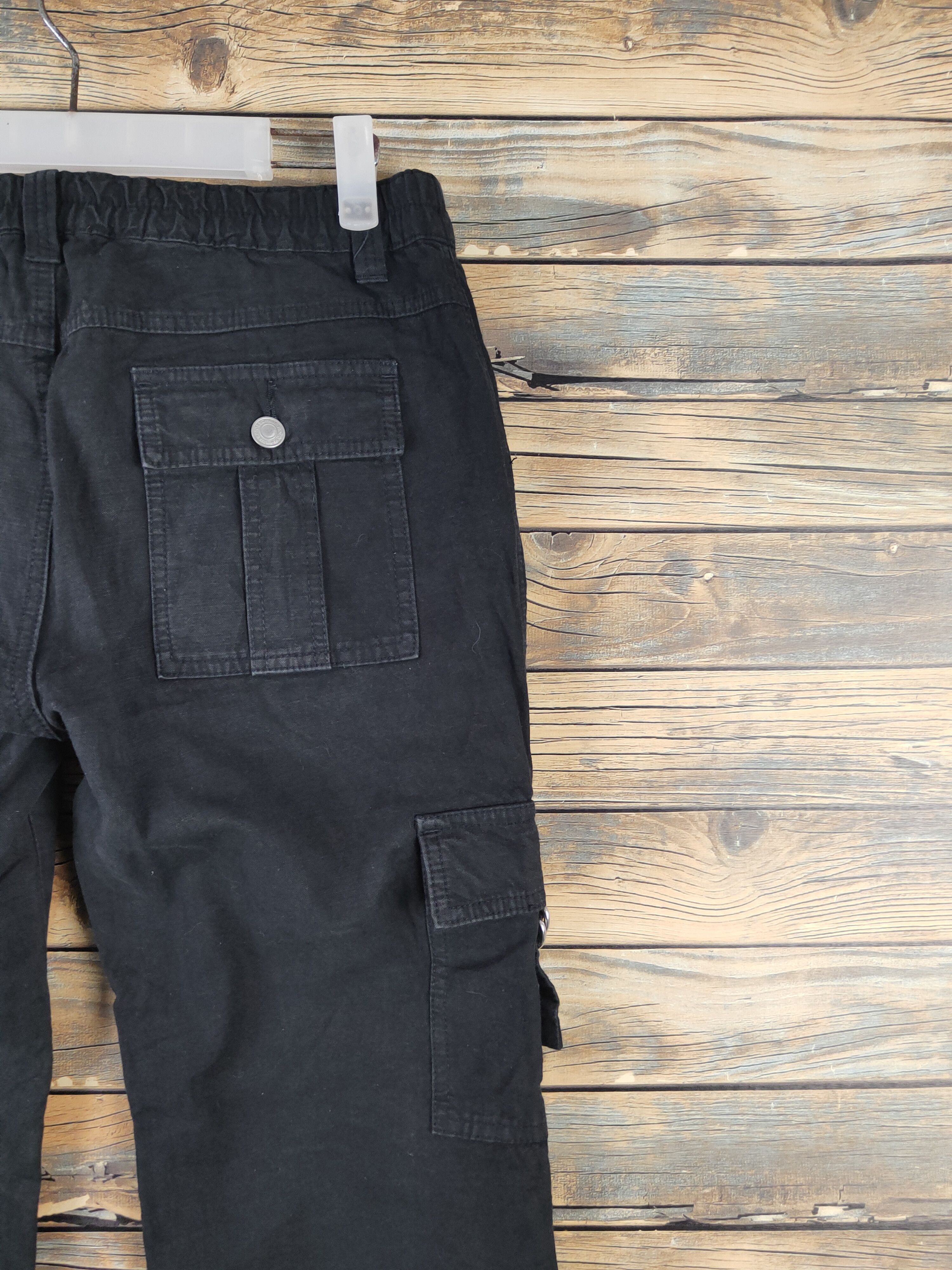 Japanese Brand DL Japanese Brand Black Multipocket Cargo Pants #769 Size US 27 - 11 Thumbnail