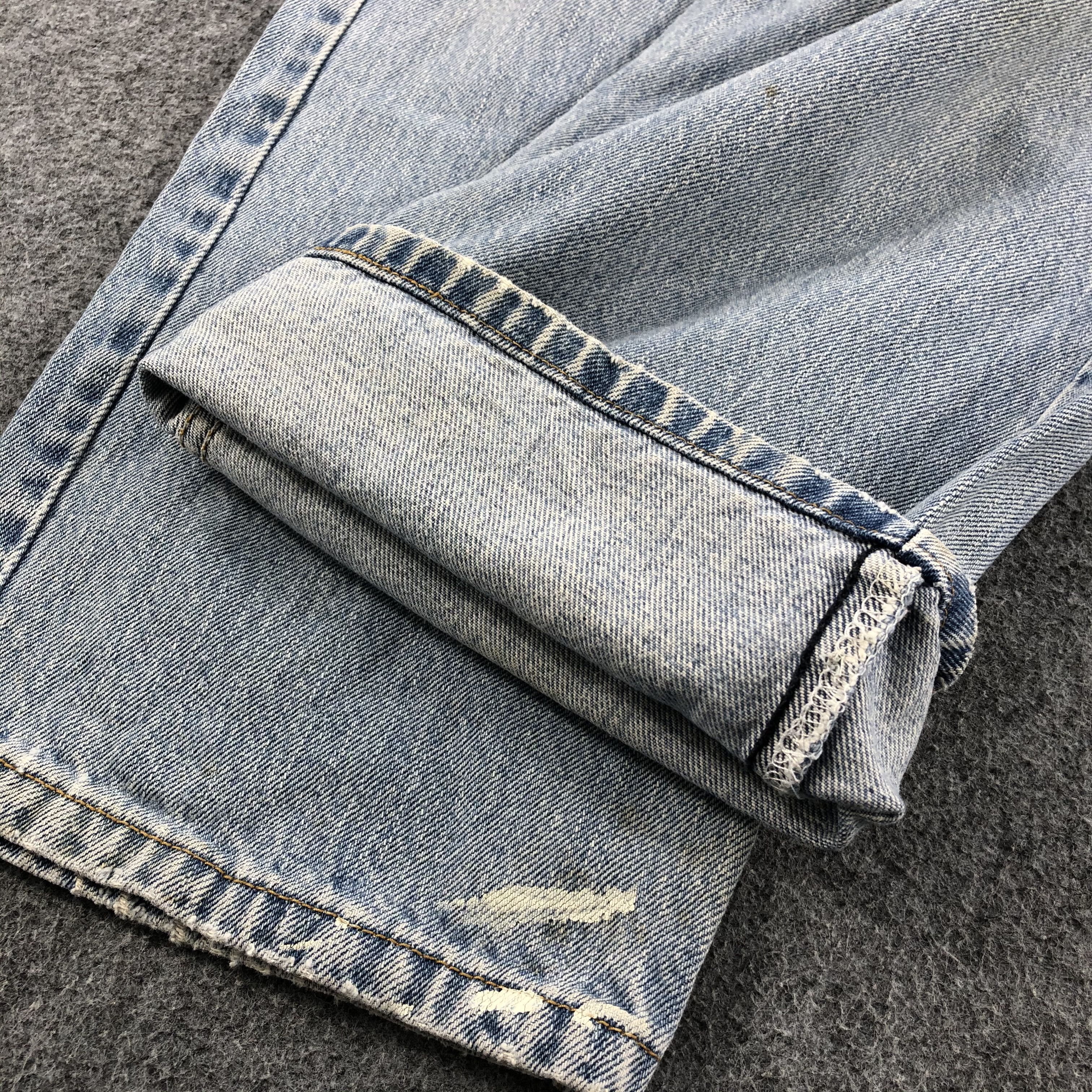 Levi's Vintage Levis 550 Jeans Dirty Medium Wash Denim KJ474 Size US 33 - 6 Thumbnail