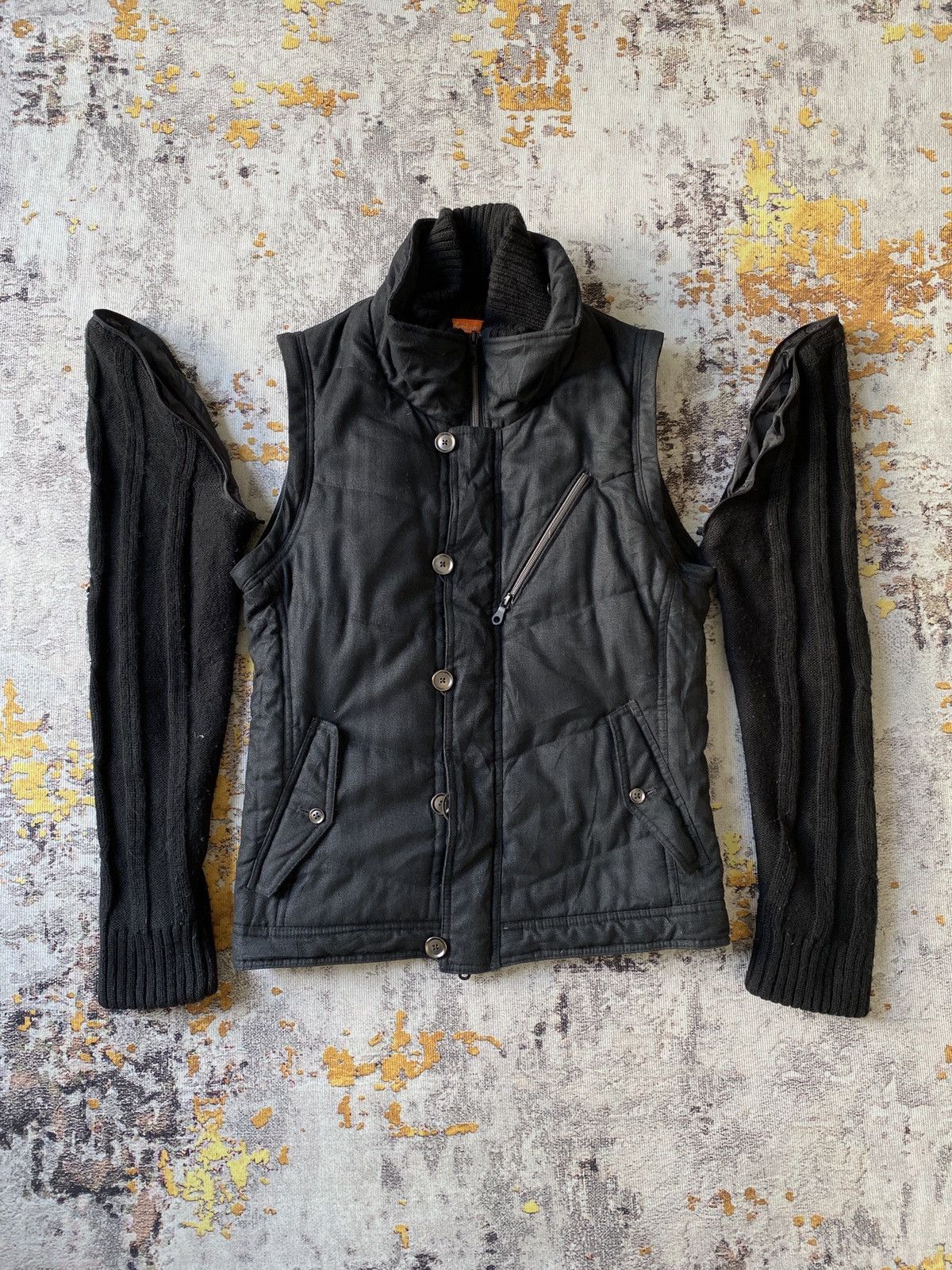 14th Addiction Phenium Hideaways Two Way Jacket Sleeve Knit Design Size US M / EU 48-50 / 2 - 4 Thumbnail