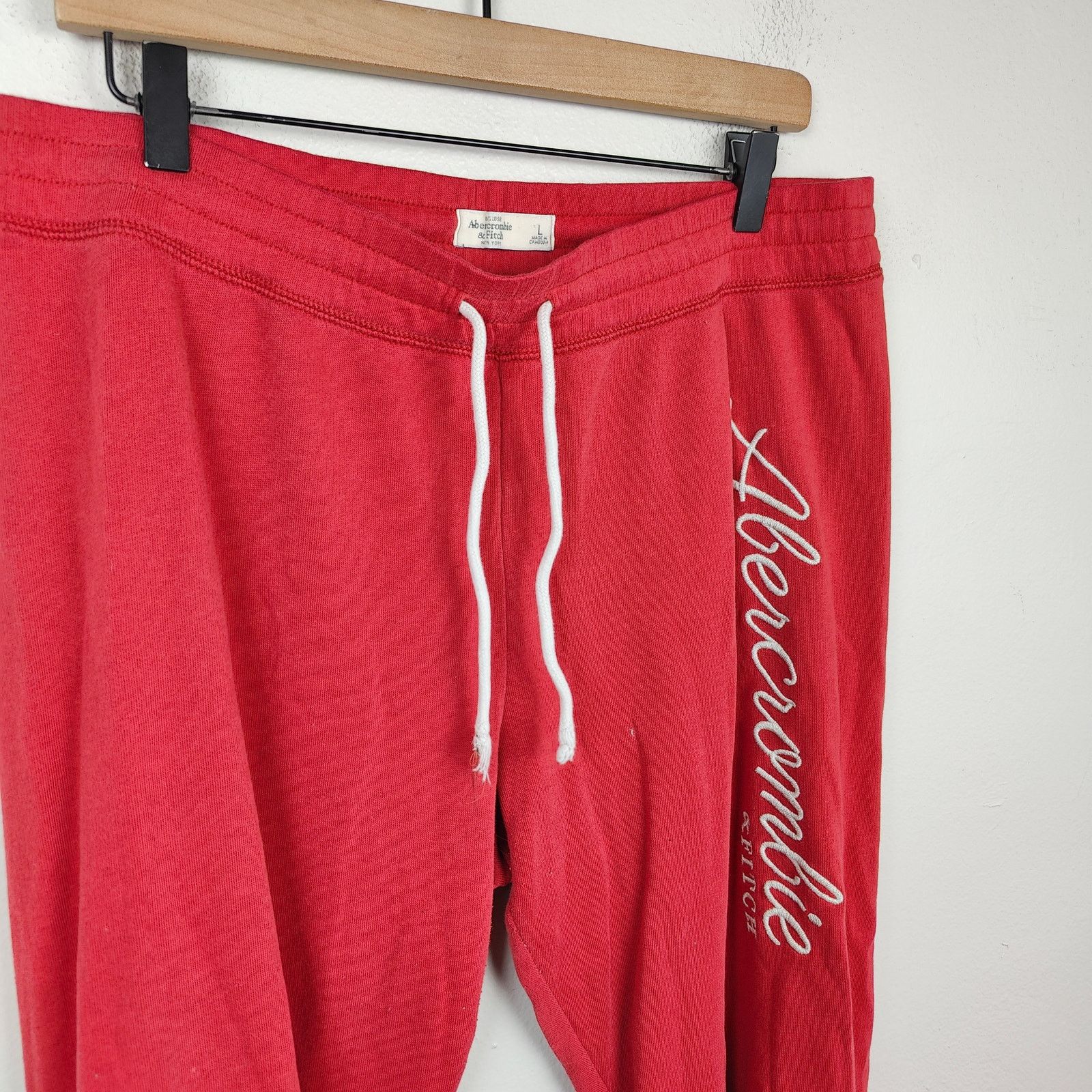 Other Vintage Y2K Abercrombie & FItch Capri Sweatpants Large Size 32" / US 10 / IT 46 - 2 Thumbnail
