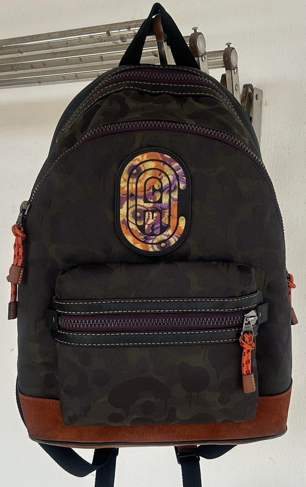 Coach A/W 19 Coach X Kaffe Fassett Leather Bagpack Size ONE SIZE - 1 Thumbnail