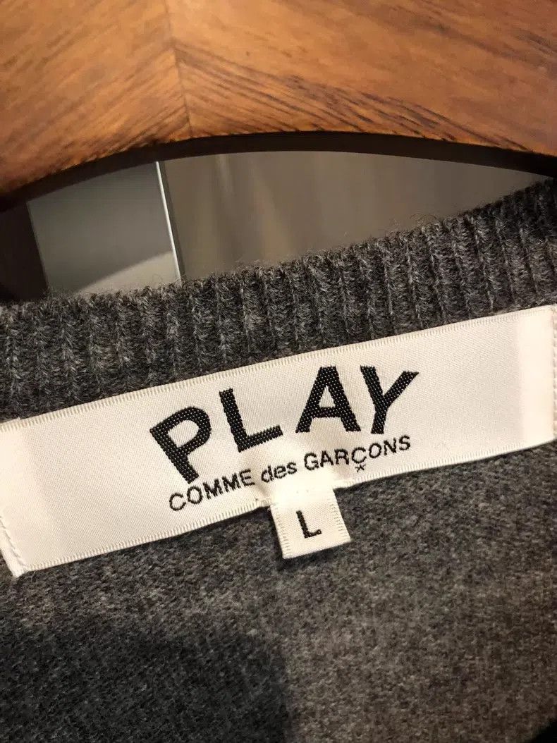 Comme des Garcons Comme Des Garcons Slim Fit Wool Knit Cardigan for Couples Size L / US 10 / IT 46 - 4 Thumbnail