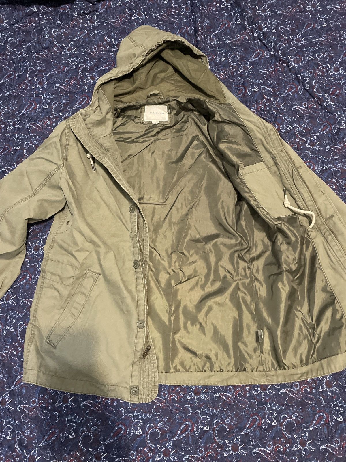 Aeropostale Aeropostale Army Green Light Coat Size US M / EU 48-50 / 2 - 3 Thumbnail