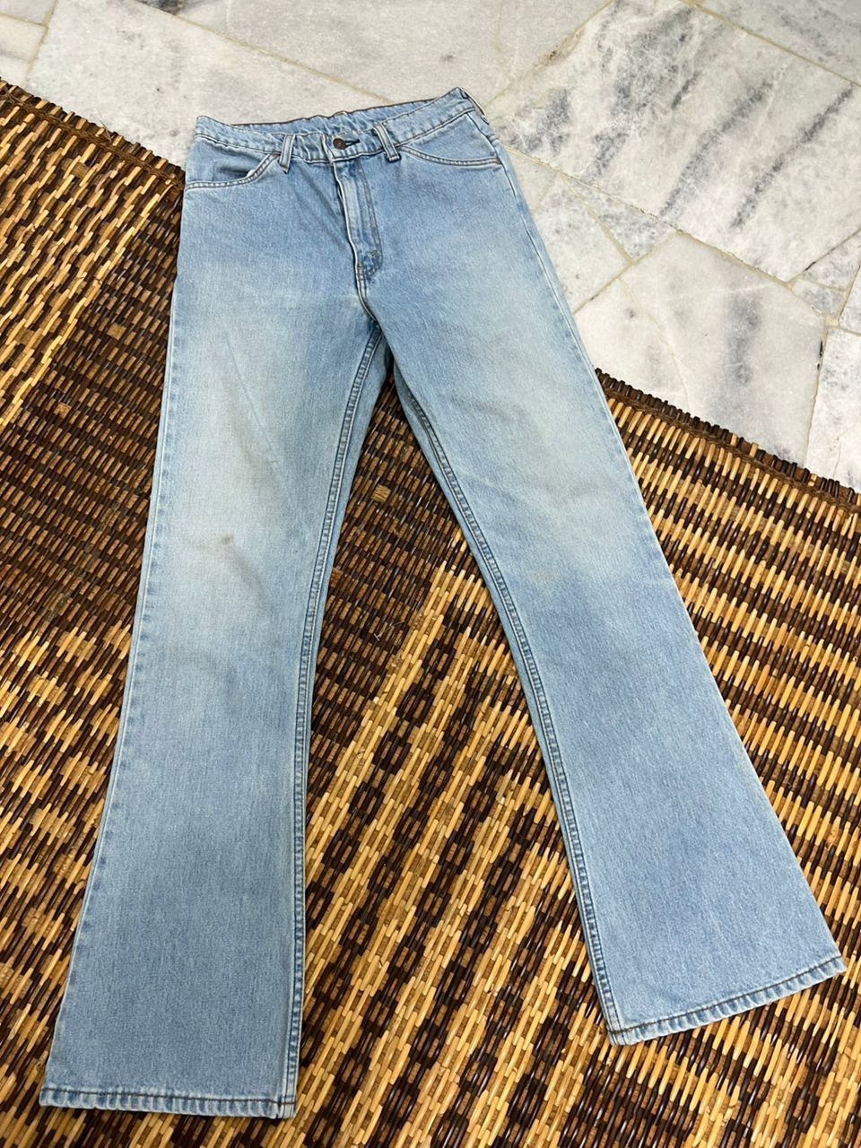 Vintage Levis 646 bell bottom light Blue
