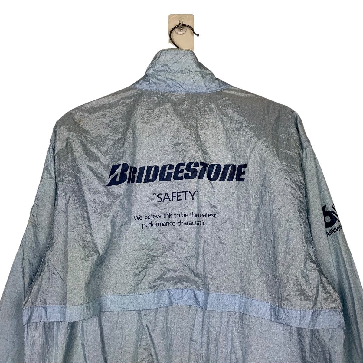 Japanese Brand Vintage Bridgestone Big Logo Motorcycle Riding Jacket Size US M / EU 48-50 / 2 - 8 Thumbnail