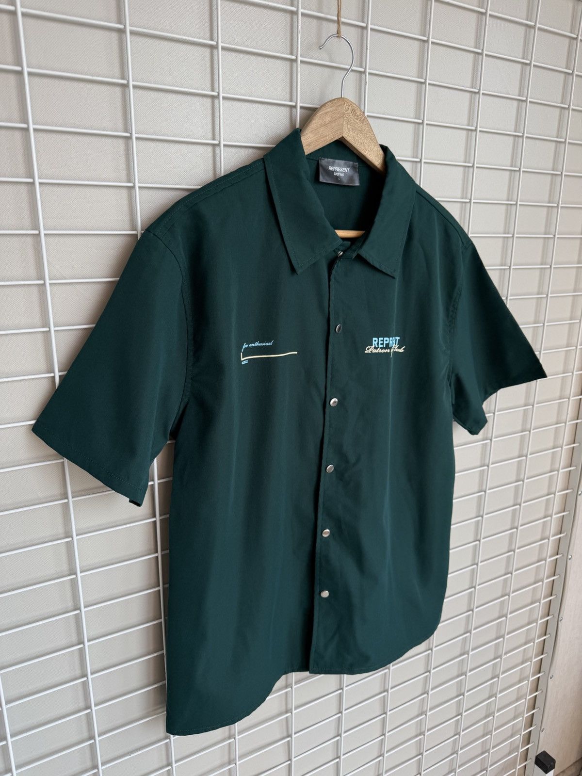 Represent Clo. Represent Patron of the Club Snap Shirt Mens Size L Size US L / EU 52-54 / 3 - 5 Thumbnail